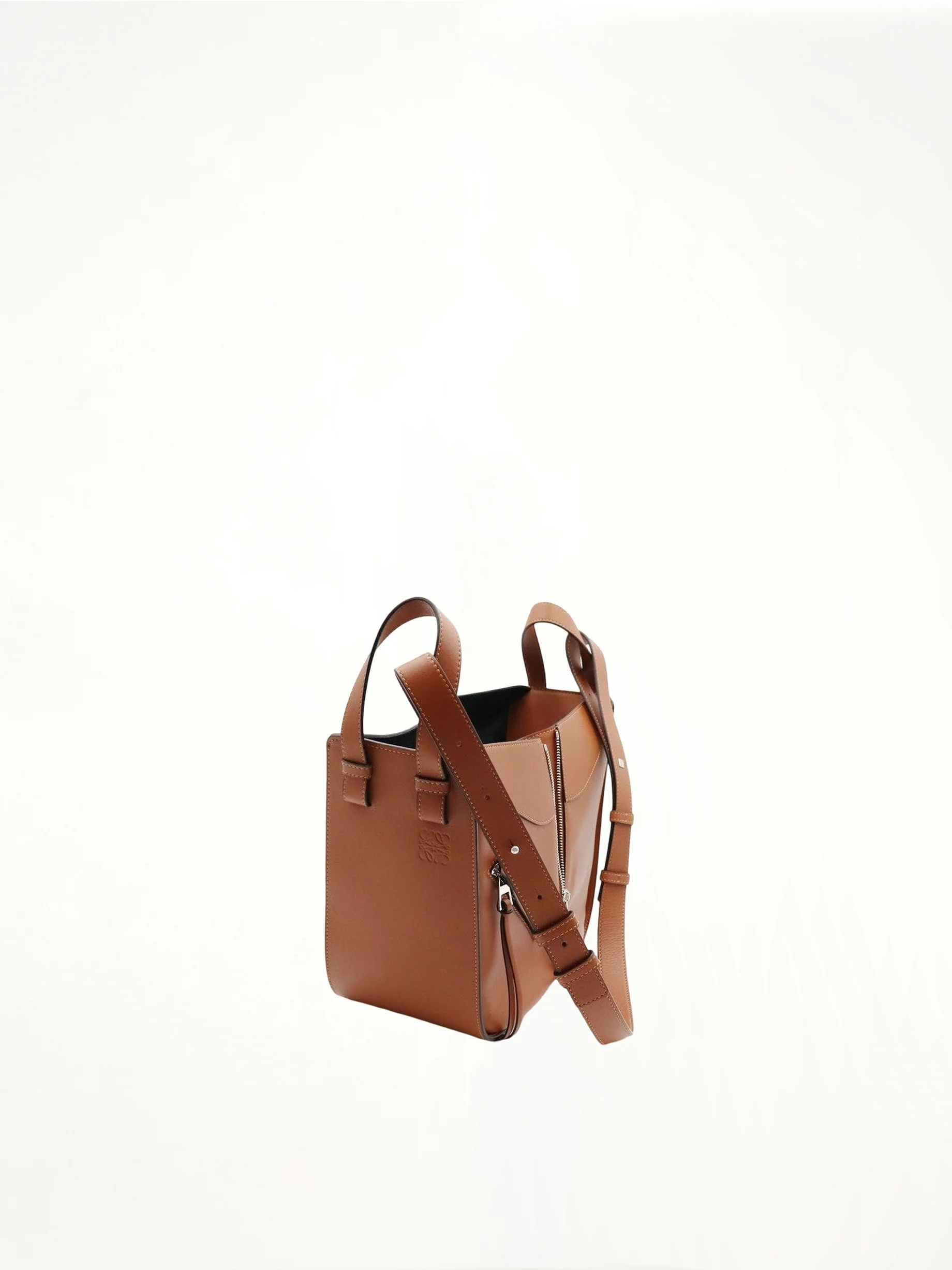 Small Hammock Bag in Classic Calfskin in Tan - Image 4