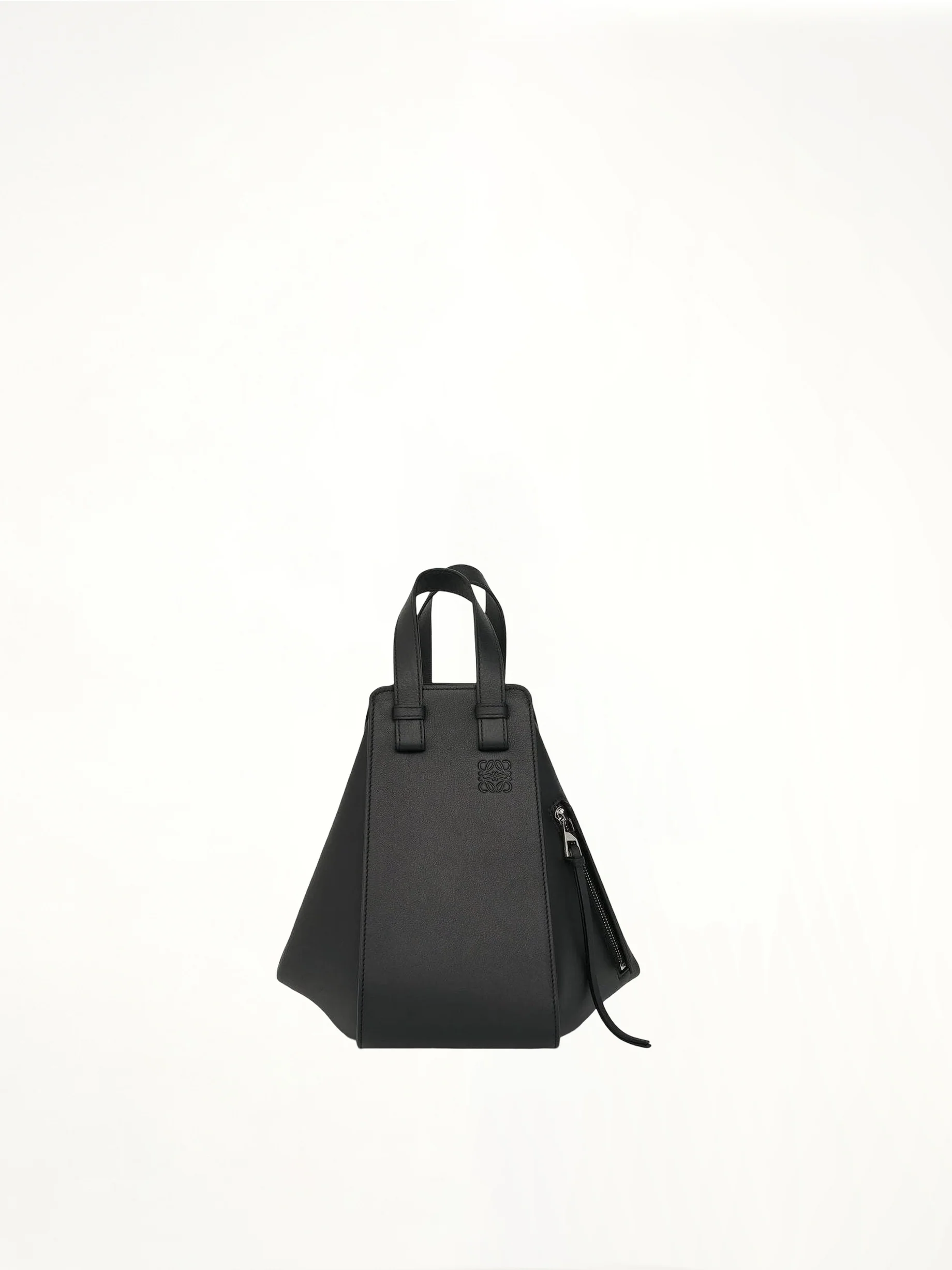 Small Hammock Bag in Classic Calfskin in Black