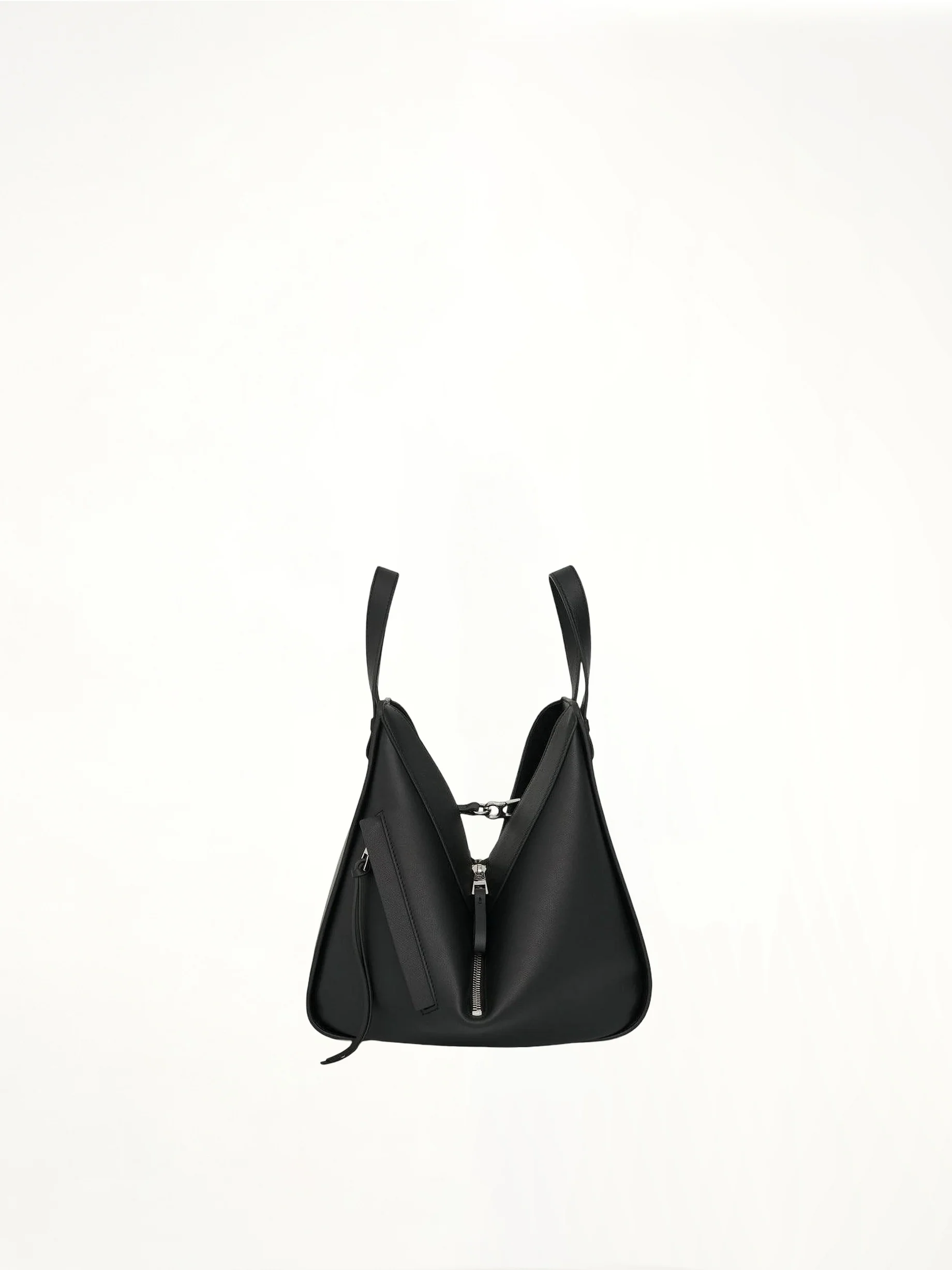 Small Hammock Bag in Classic Calfskin in Black - Image 3