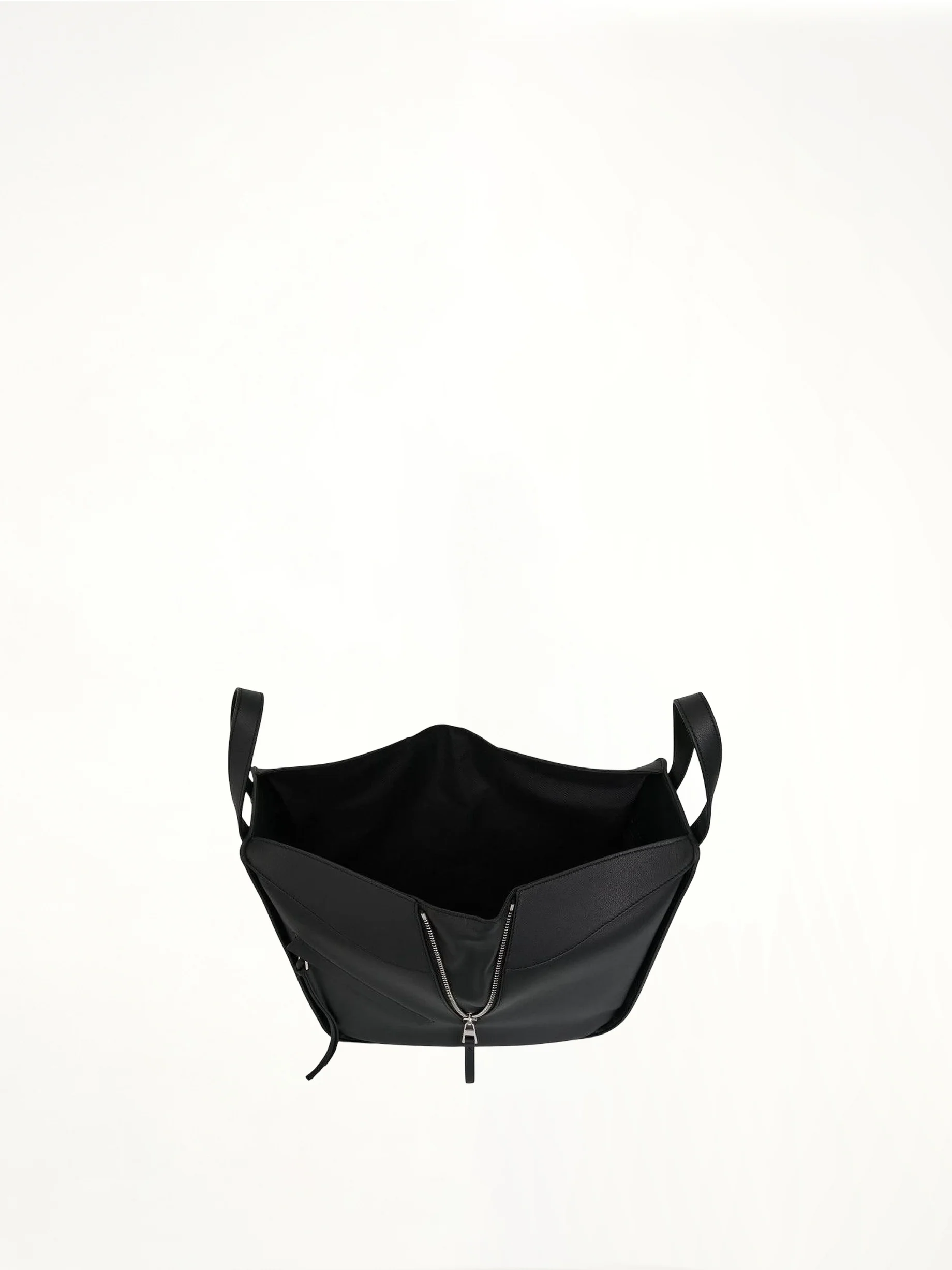 Small Hammock Bag in Classic Calfskin in Black - Image 6