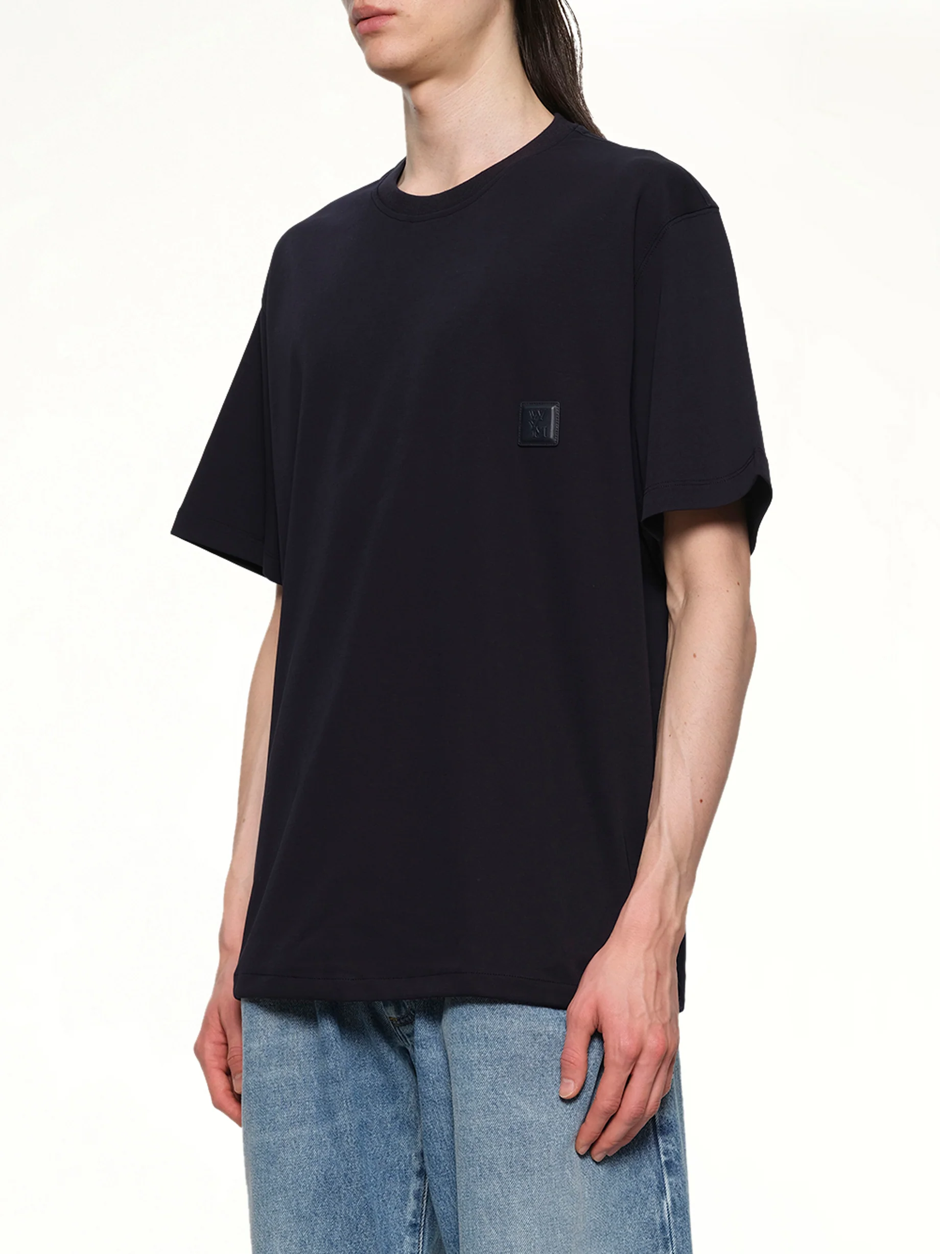Small Logo T-Shirt in Navy - Image 3