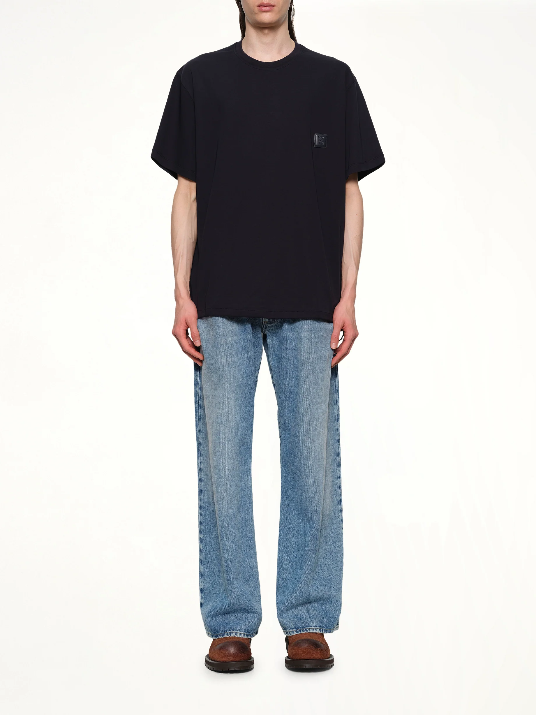 Small Logo T-Shirt in Navy - Image 7