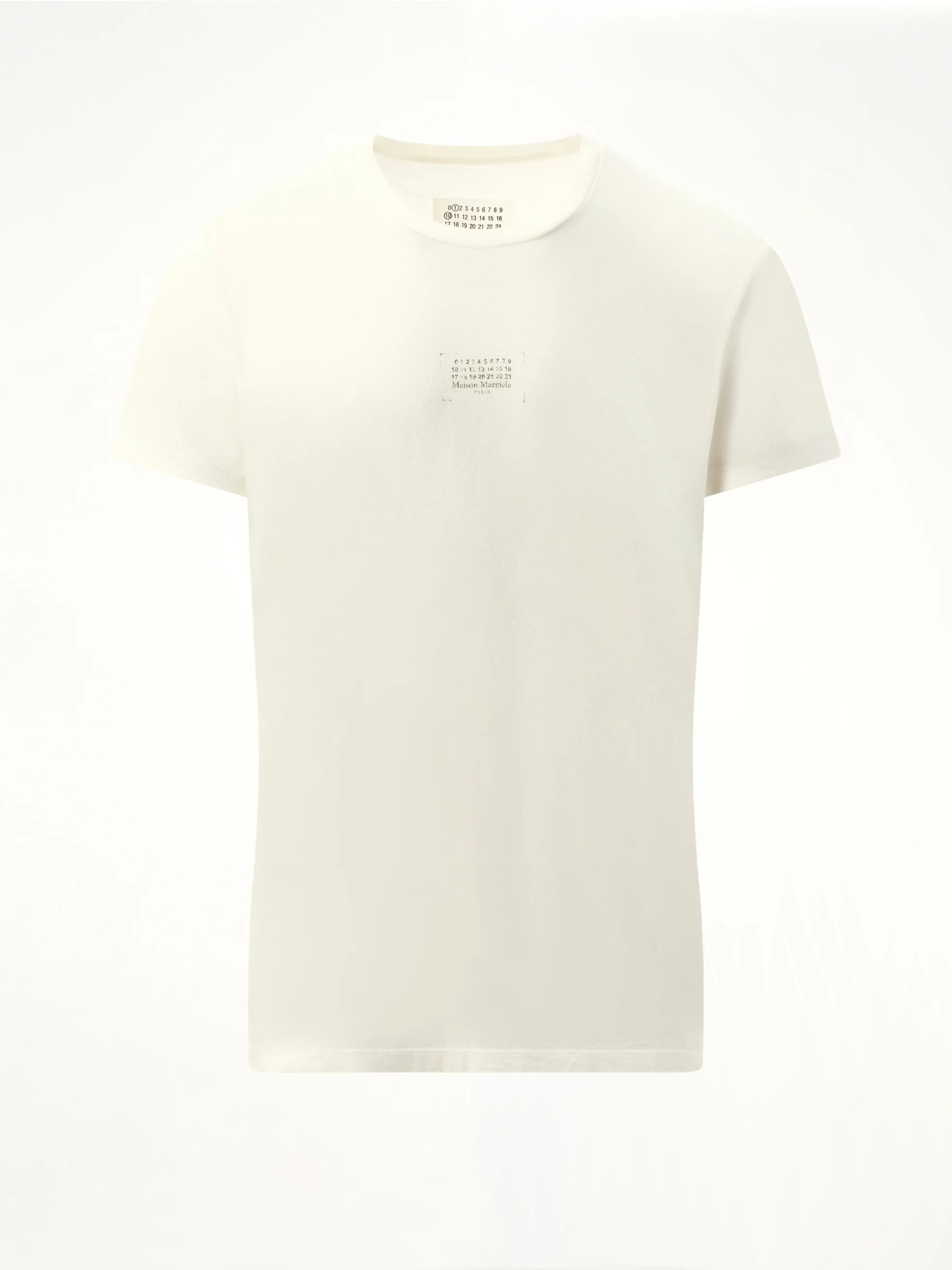 Small Number Logo T-Shirt in Off White - Image 2
