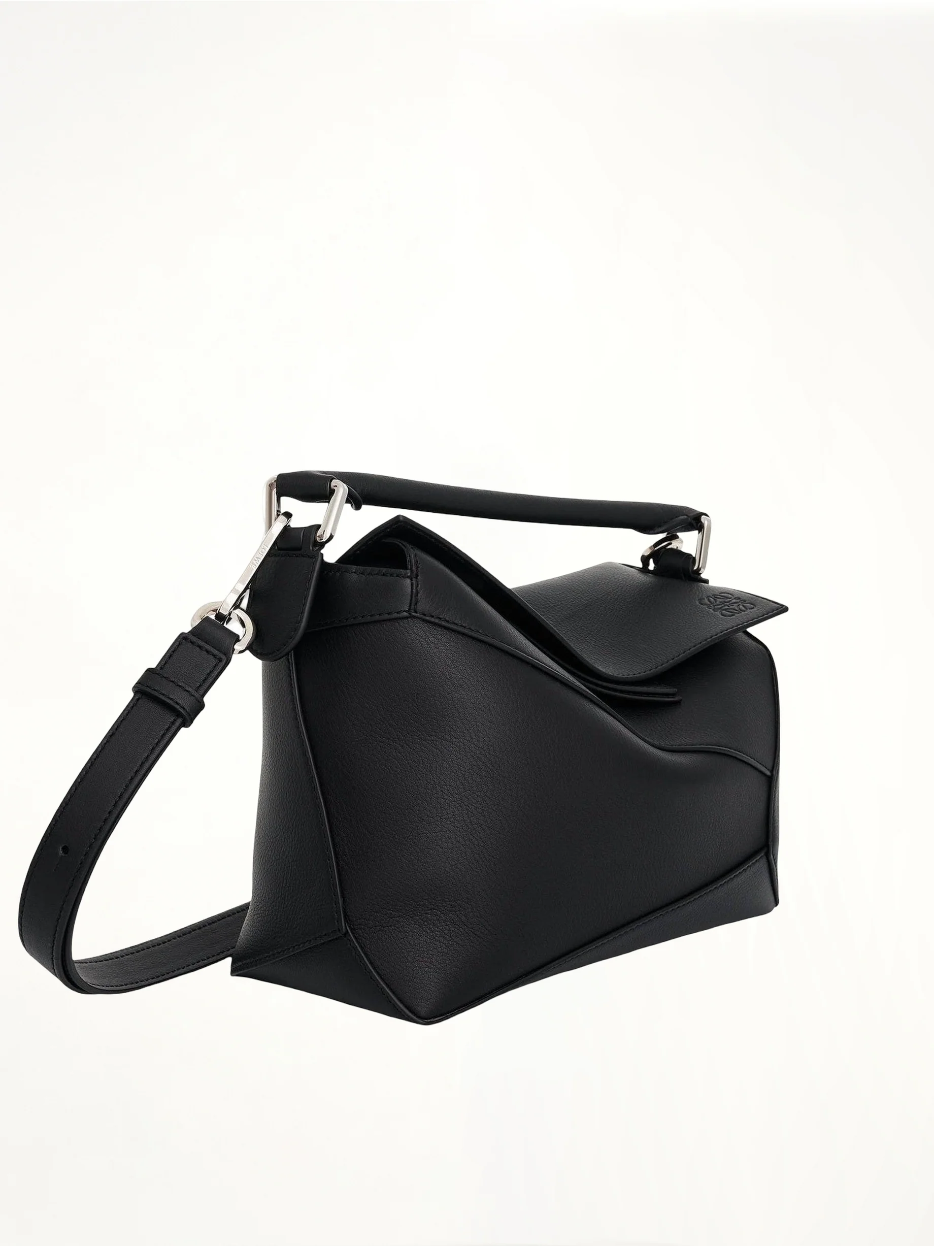 Small Puzzle Edge Bag in Black - Image 3