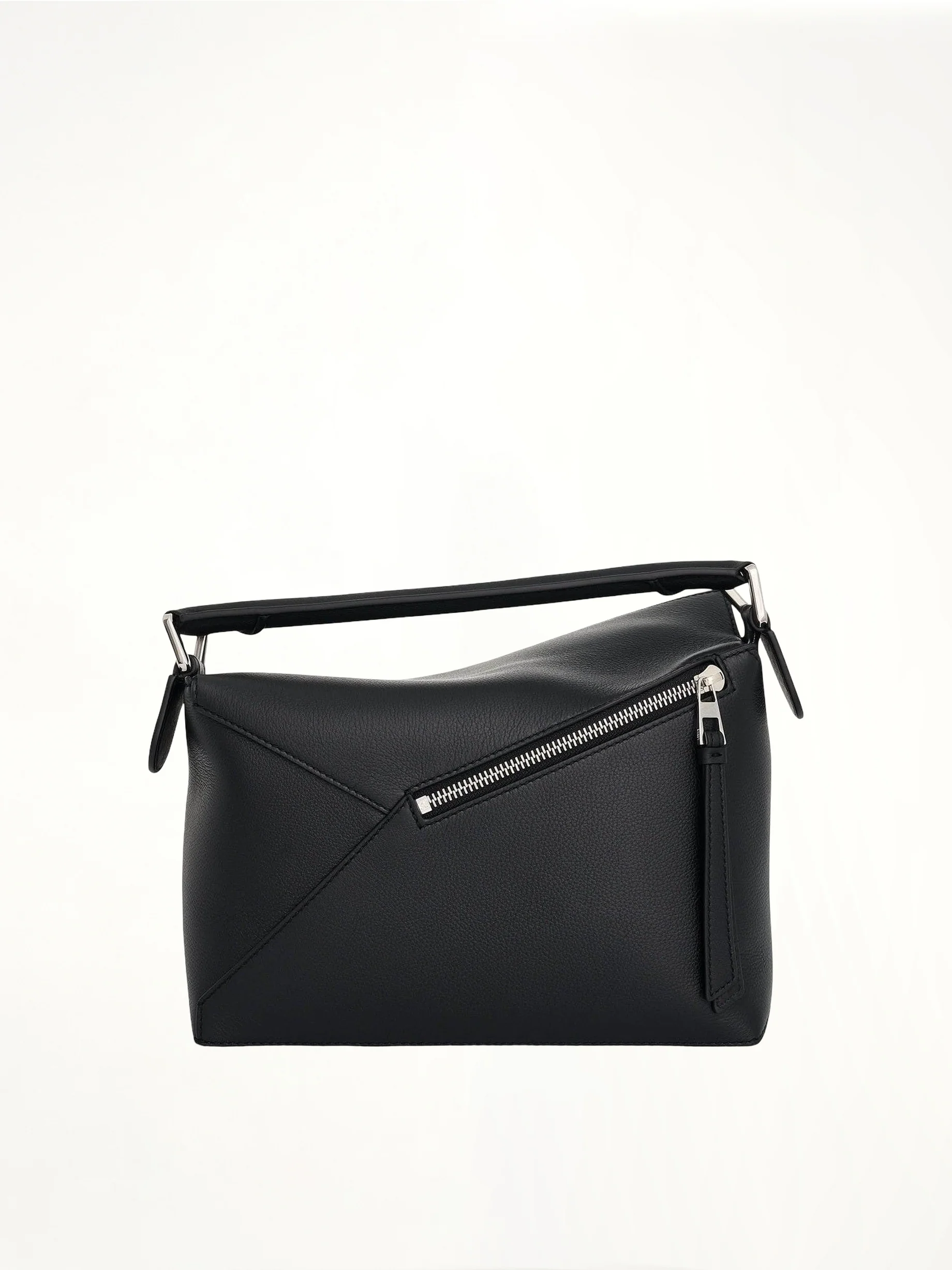 Small Puzzle Edge Bag in Black - Image 4