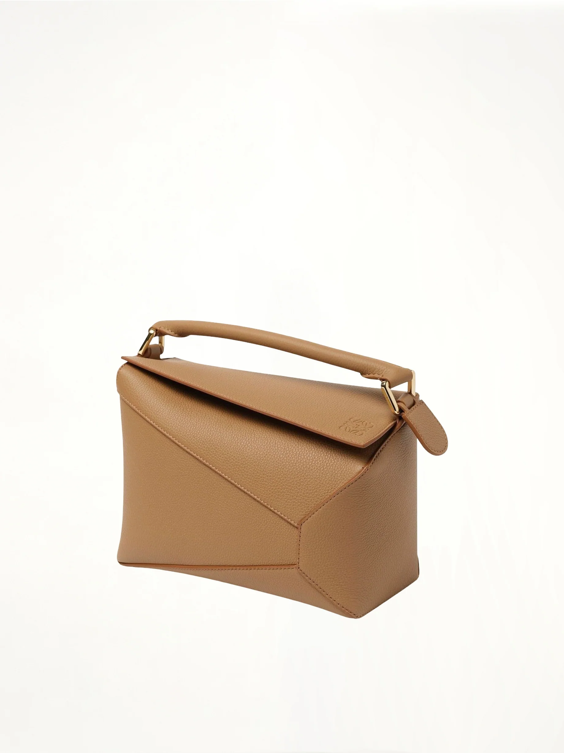 Small Puzzle Edge Bag in Toffee - Image 2