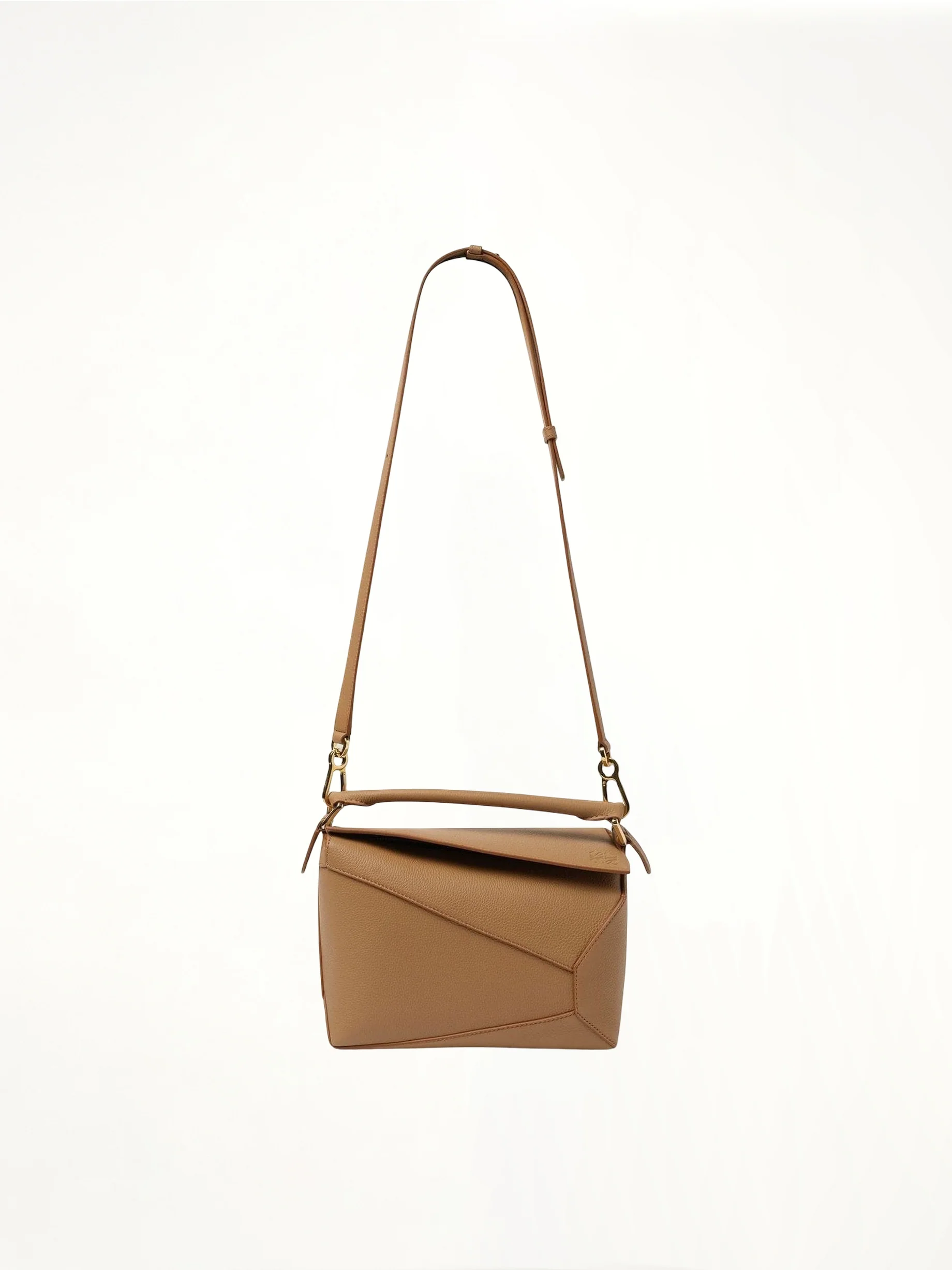 Small Puzzle Edge Bag in Toffee - Image 5