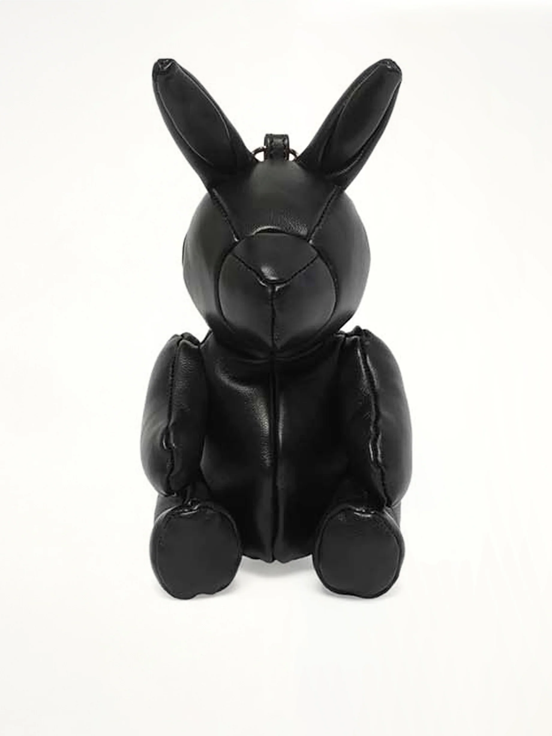 Small Rabbit Bag in Black - Image 7
