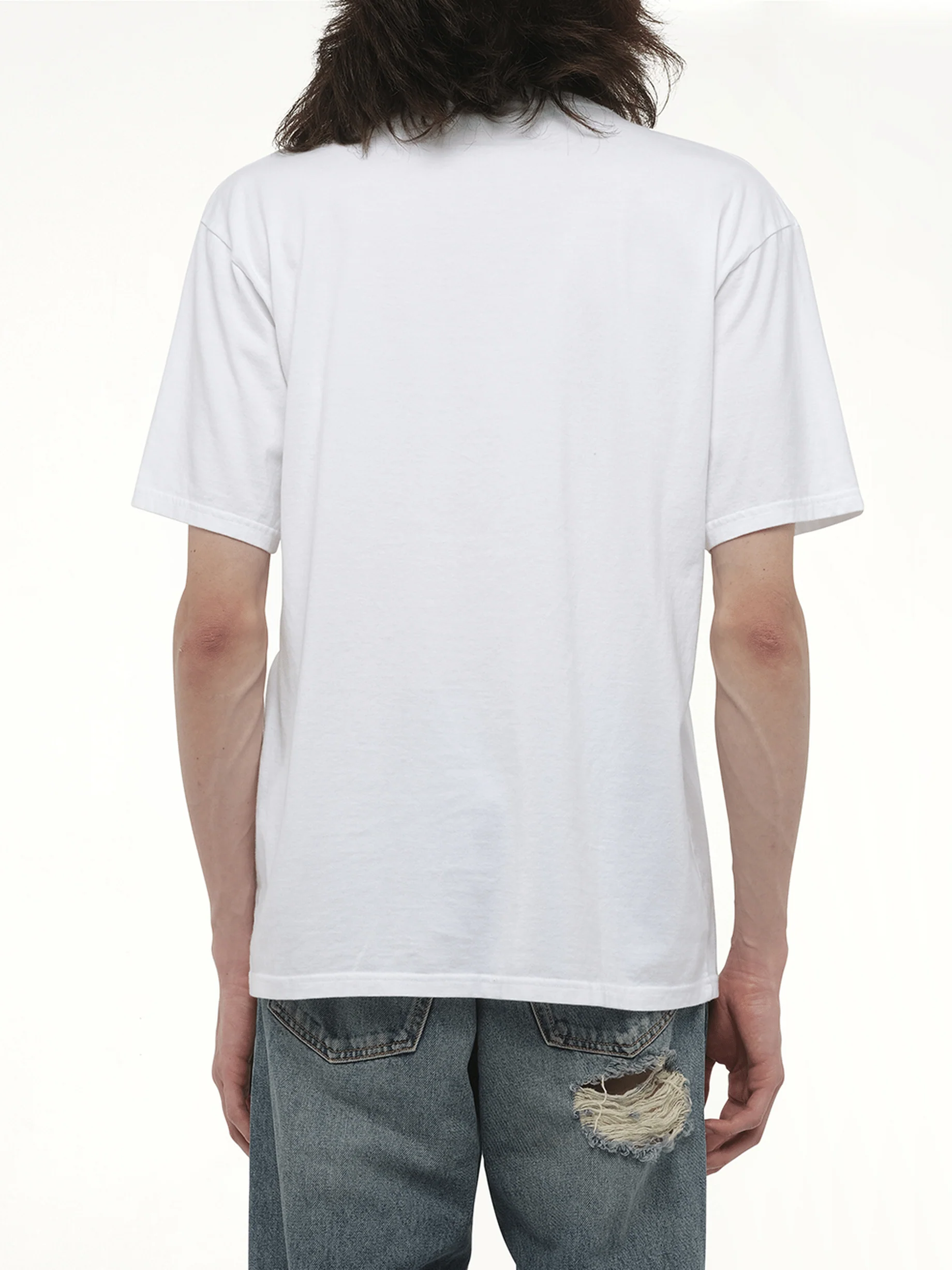 Small Teddy Bear Printed T-Shirt in White - Image 6