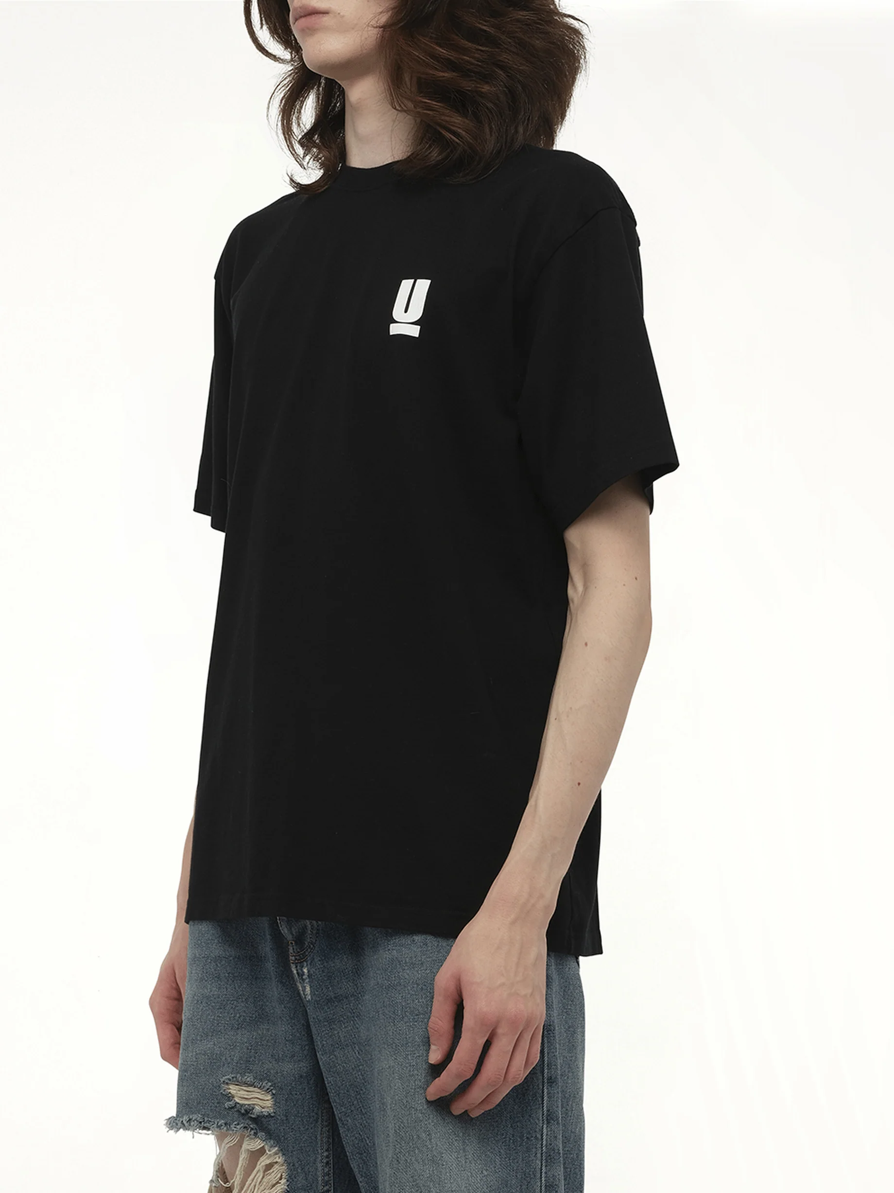 Small Undercover Printed T-Shirt in Black - Image 5