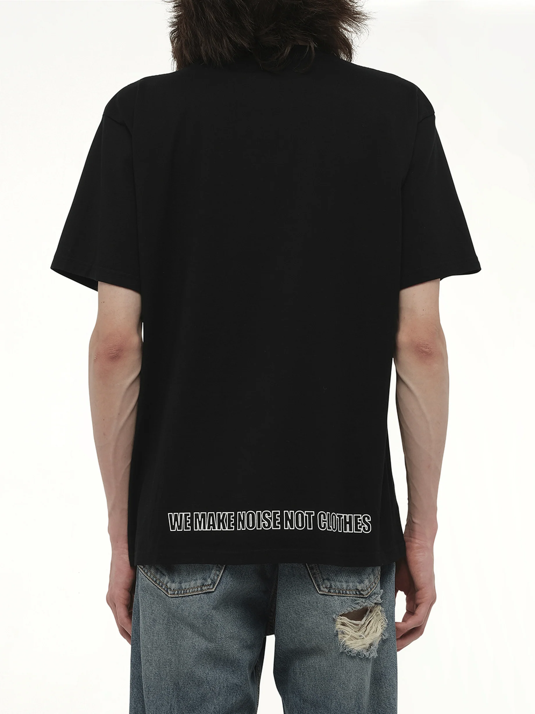 Small Undercover Printed T-Shirt in Black - Image 6