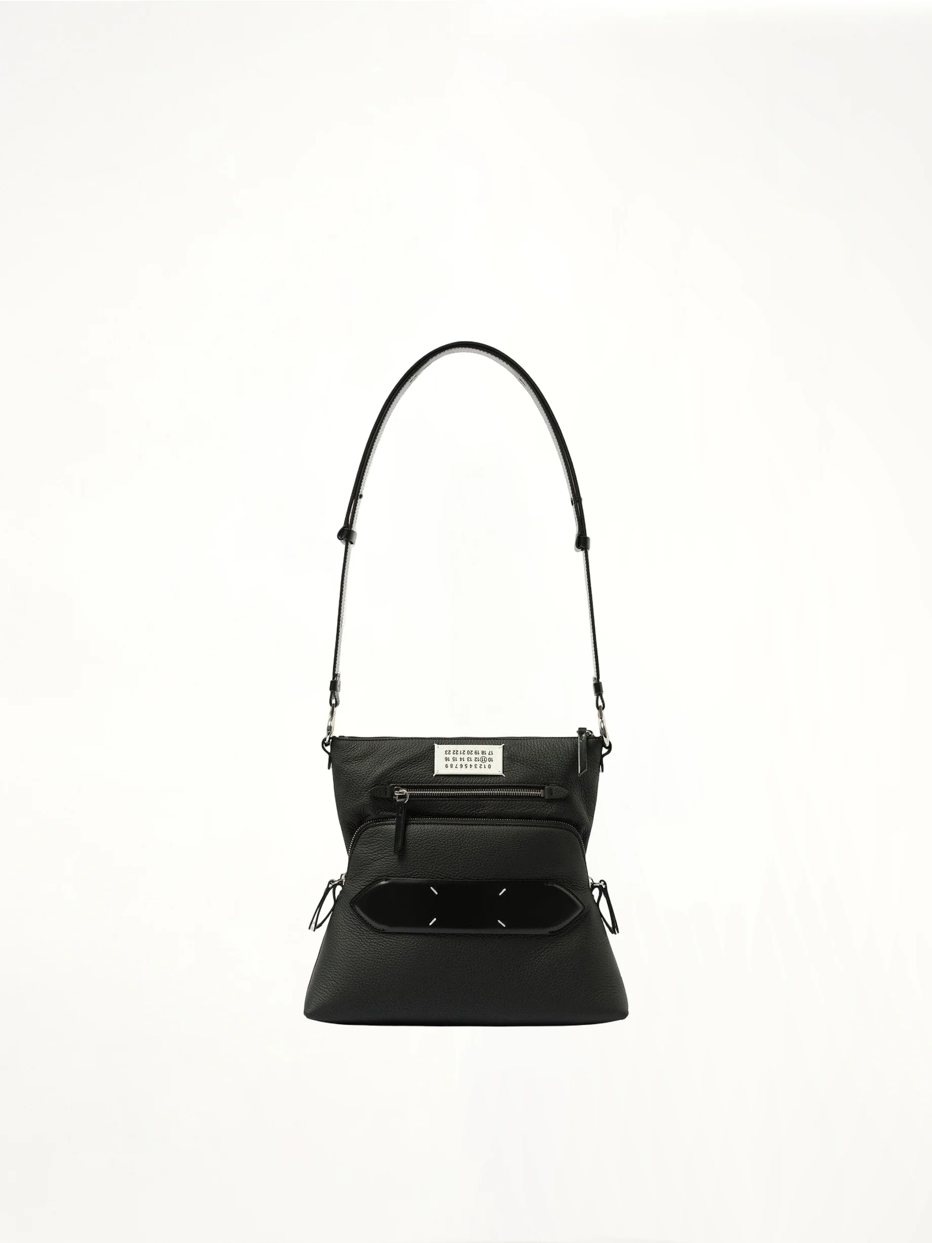 Soft 5AC Multifunction Small Shoulder Bag in Black