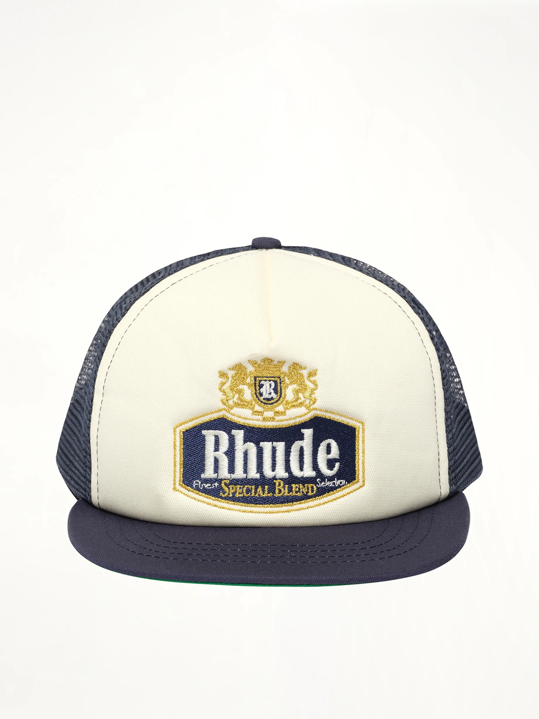 Special-Blend Trucker Hat in Navy/Off White