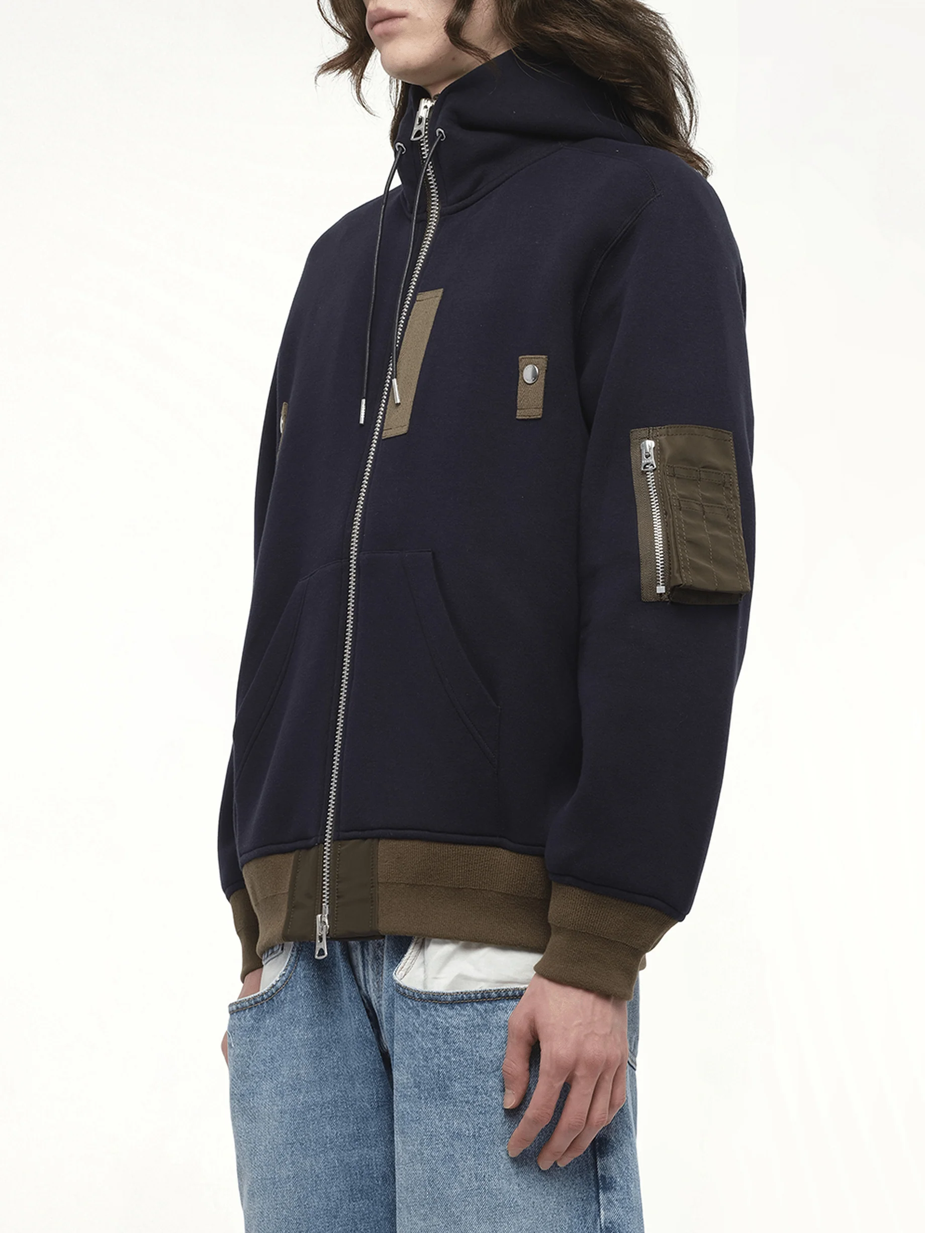 Sponge Sweat Hoodie in Navy - Image 5