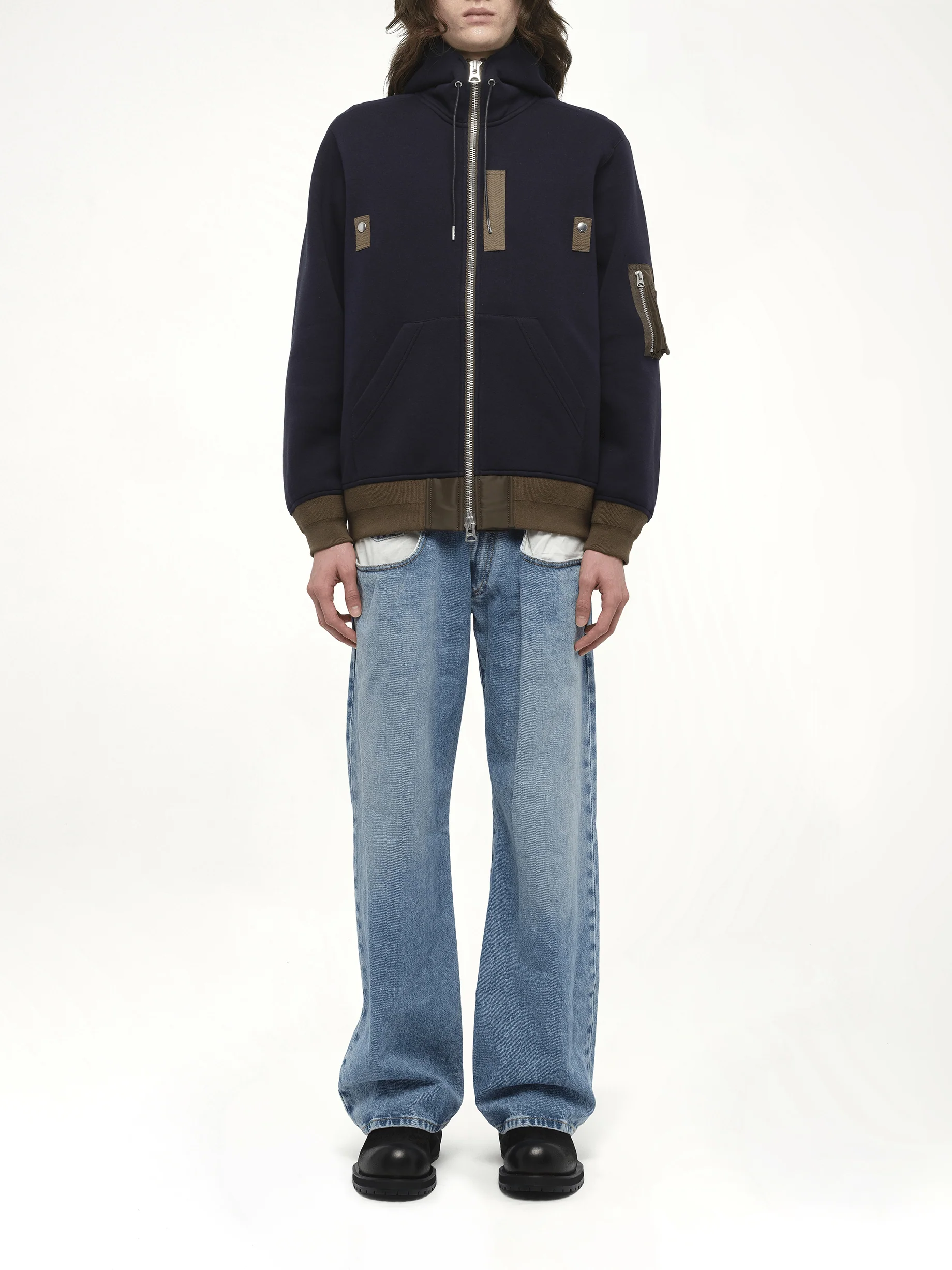Sponge Sweat Hoodie in Navy - Image 7