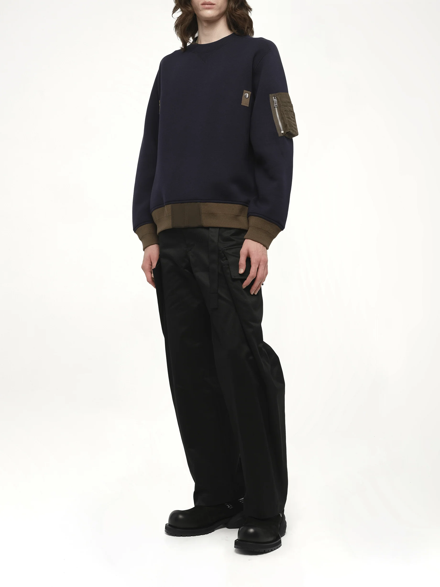 Sponge Sweat Pullover in Navy - Image 4