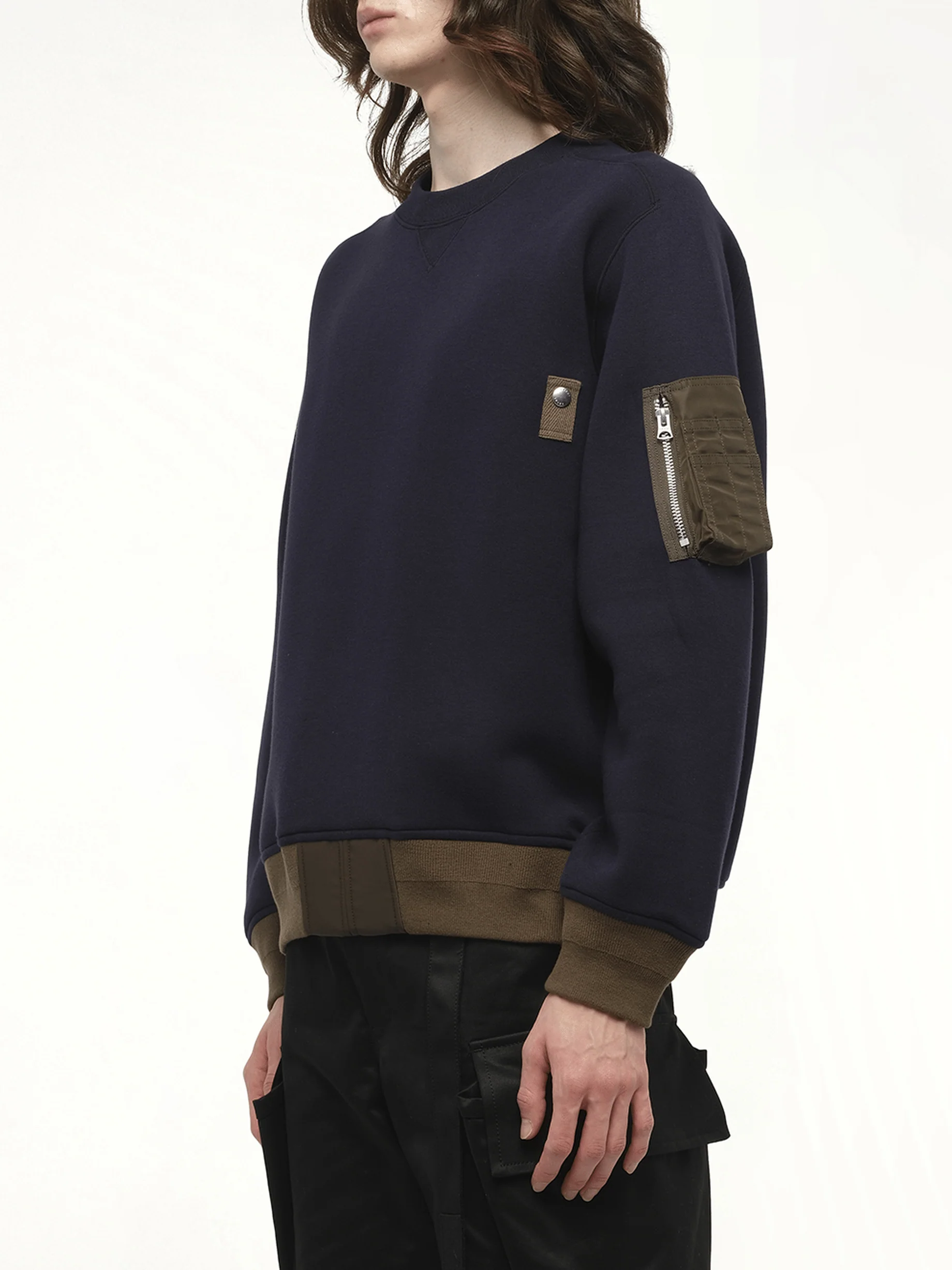 Sponge Sweat Pullover in Navy - Image 5