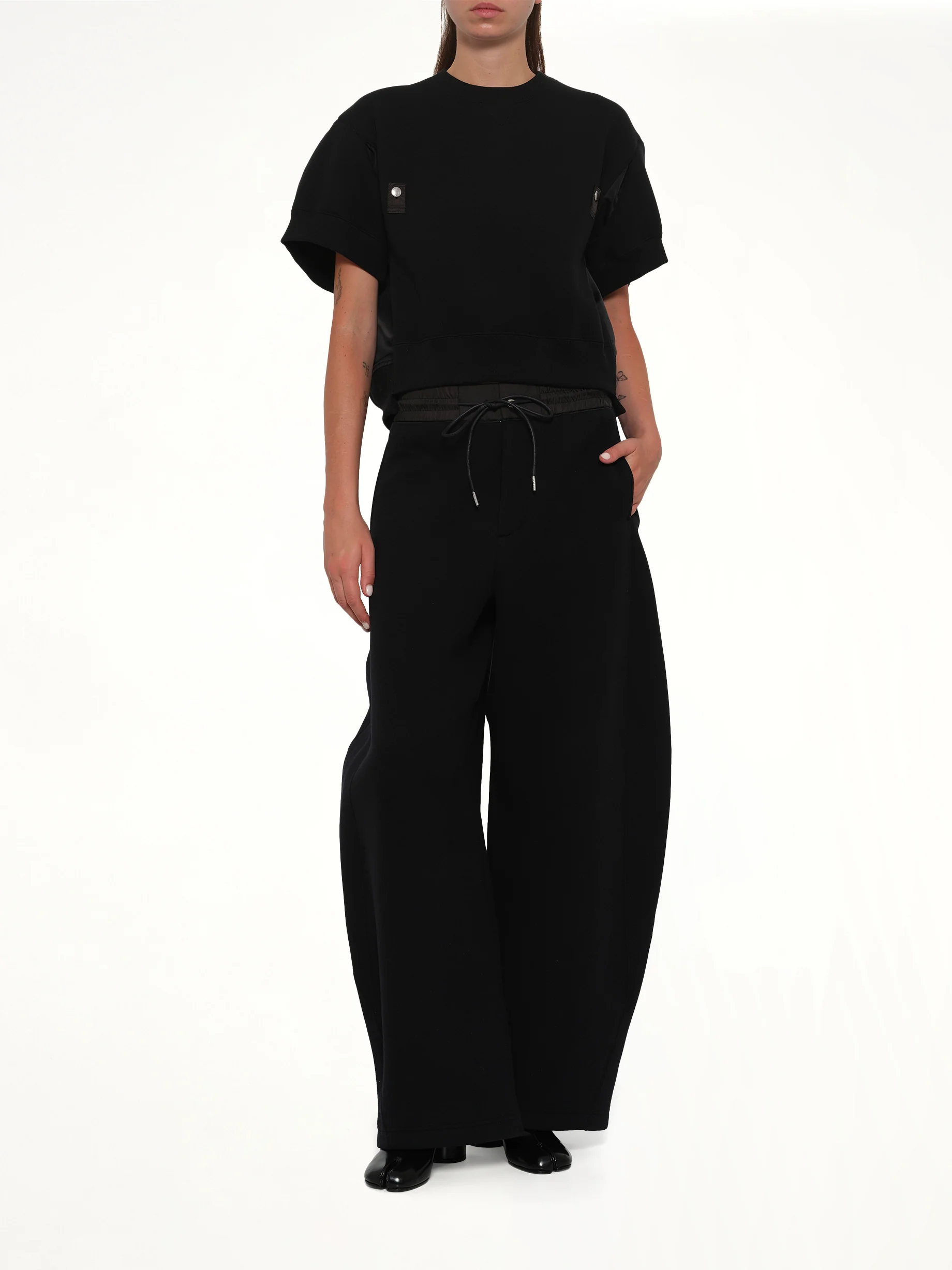 Sponge Sweat Short Sleeve Pullover in Black - Image 4