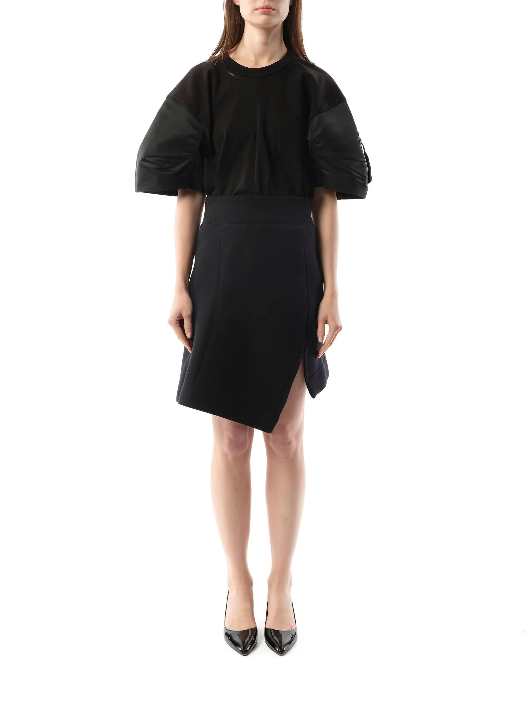 Sponge Sweat Skirt in Black - Image 4