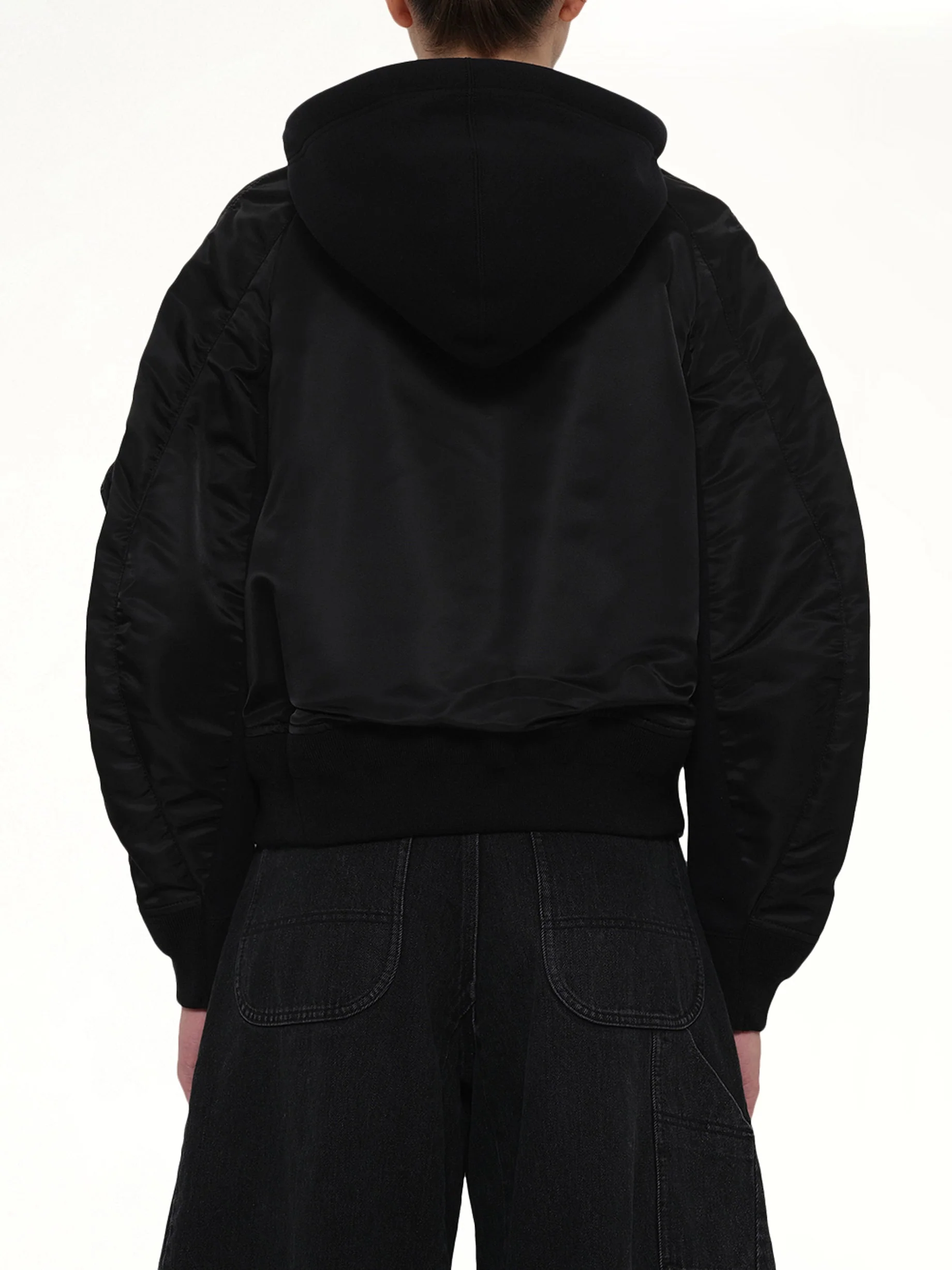 Sponge Sweat Twist Hoodie in Black - Image 5