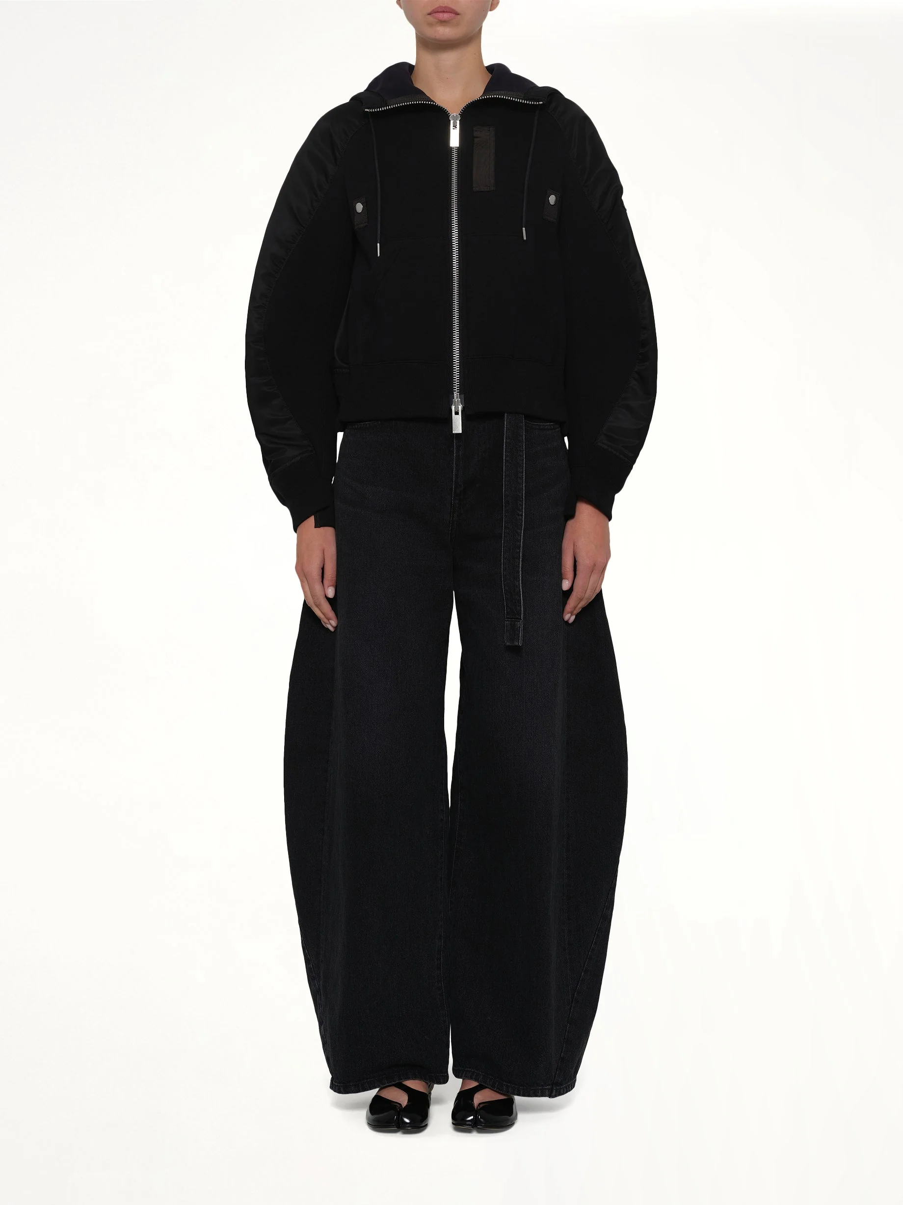 Sponge Sweat Twist Hoodie in Black - Image 7