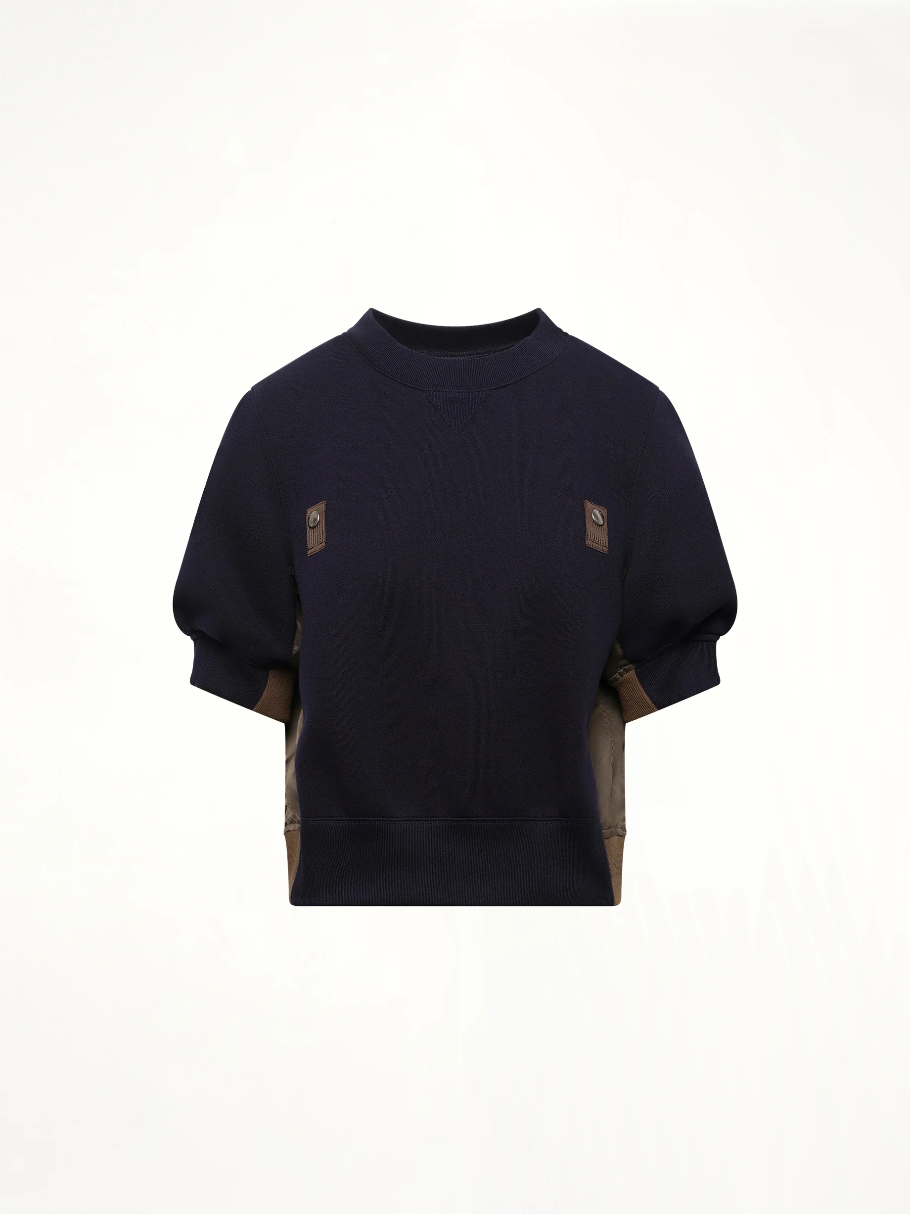 Sponge x Nylon Twill Pullover in Navy/Dark Khaki - Image 2