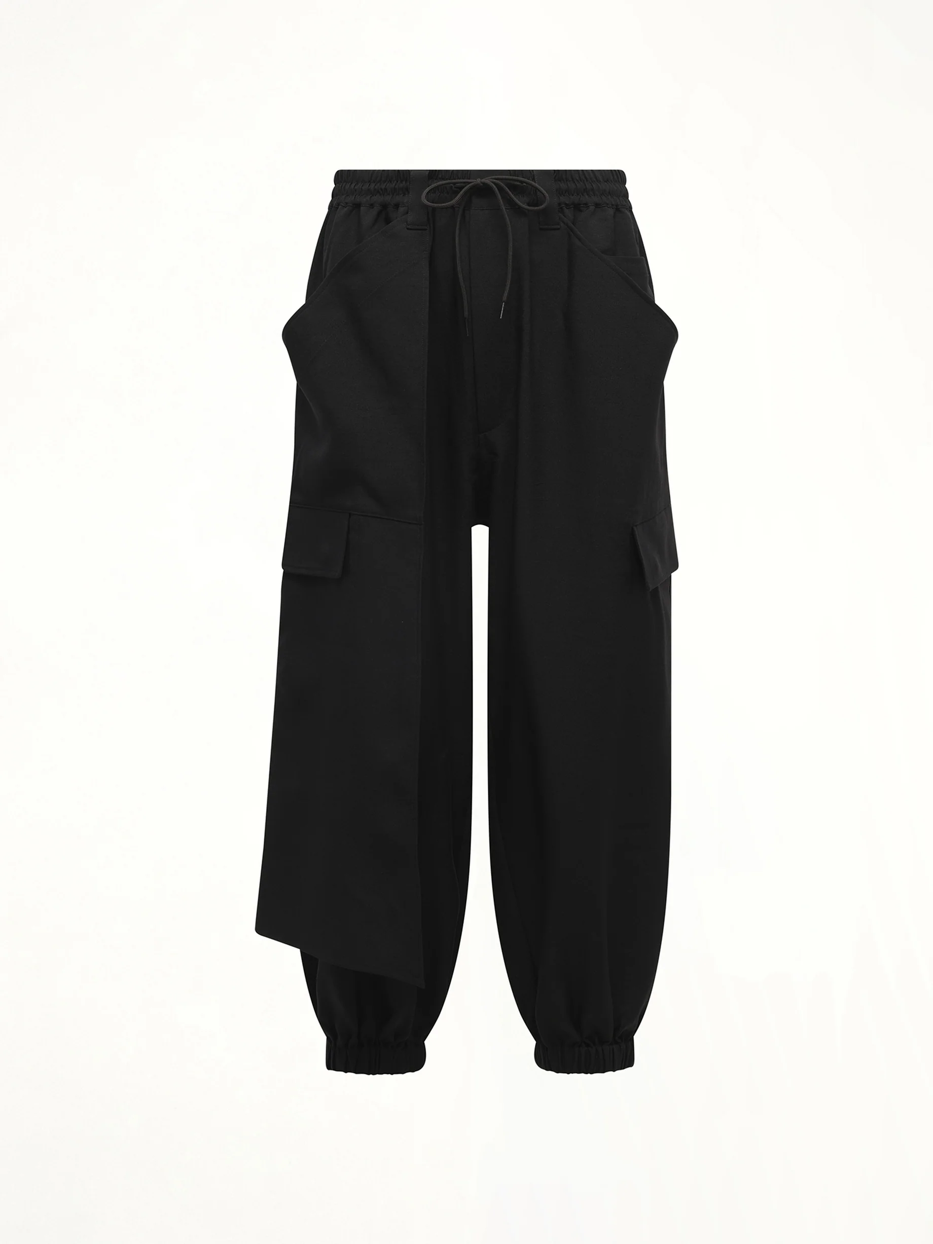 Sport Uniform Cuffed Cargo Pants in Black - Image 2