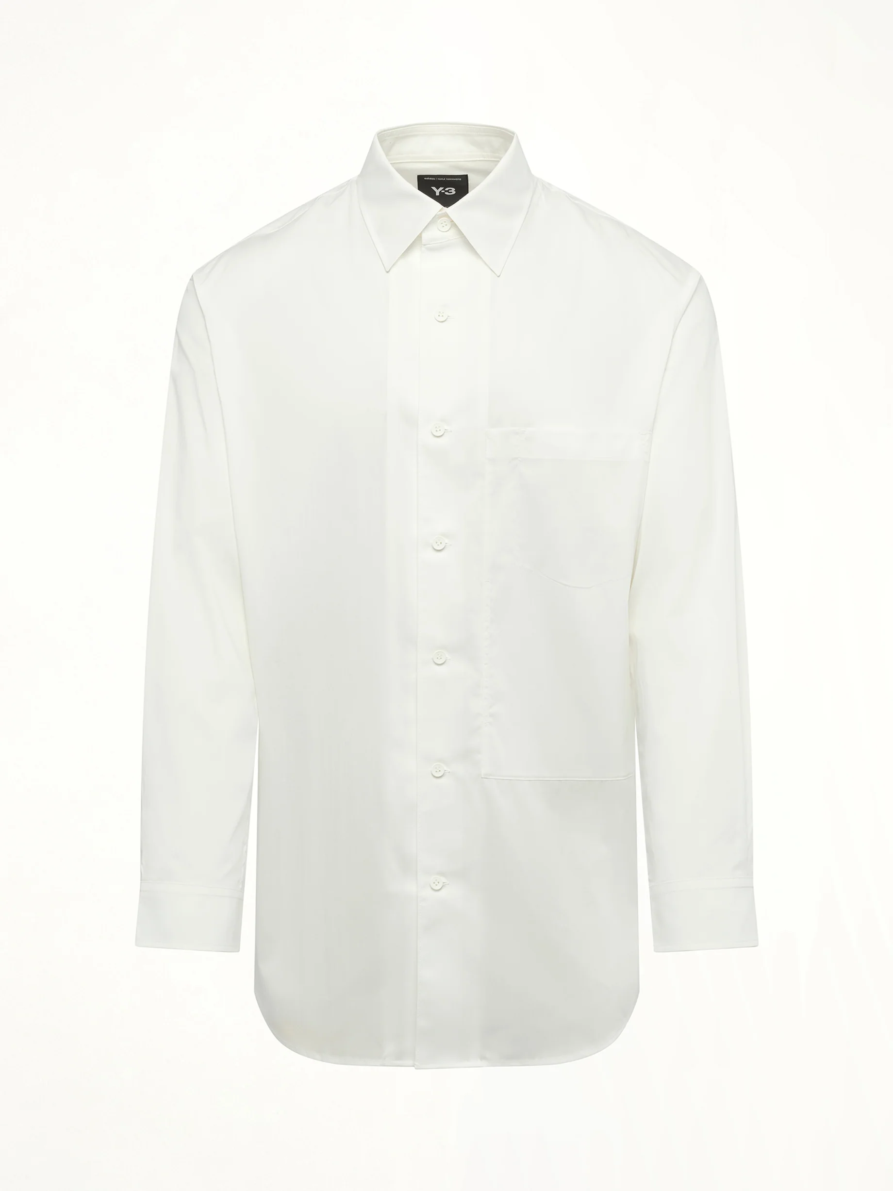 Sporty Cotton Shirt in White - Image 2