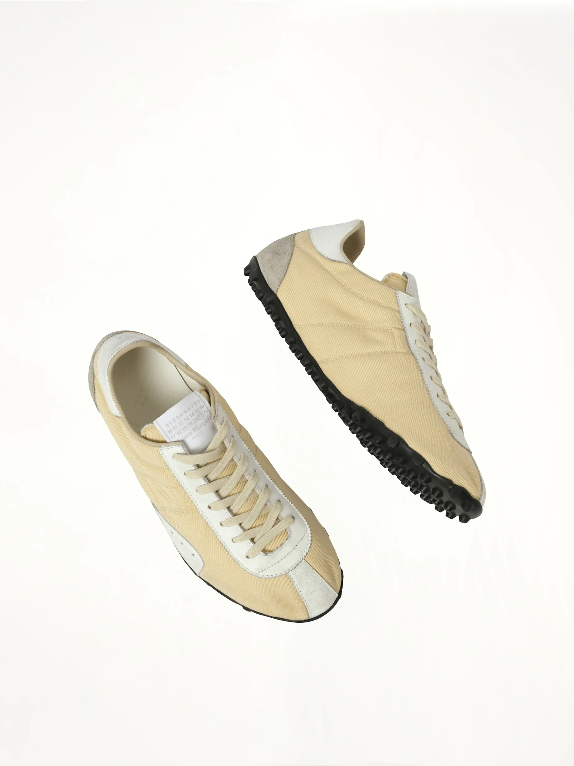 Sprinters Low Top Sneaker in Yellow/White/Antique White - Image 4