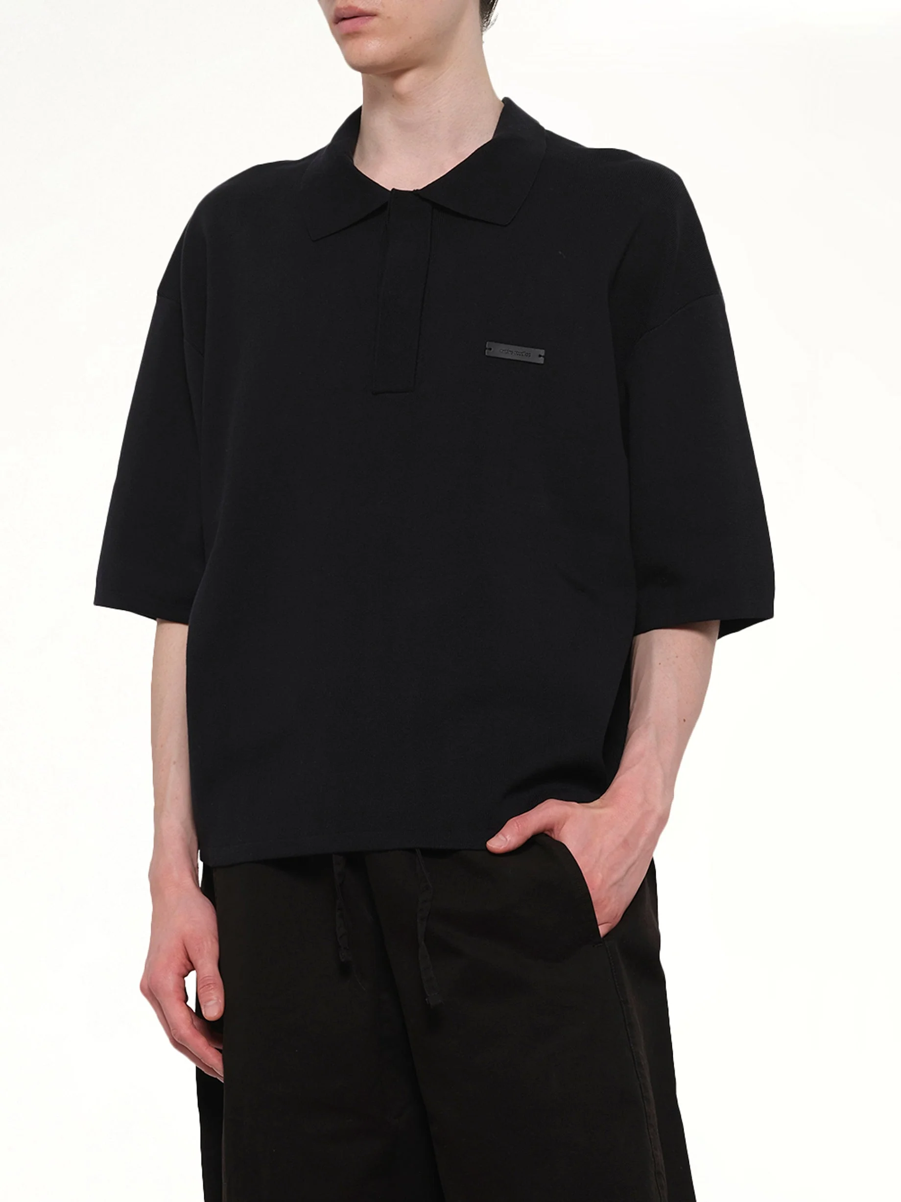SS Club Polo in Black - Image 6