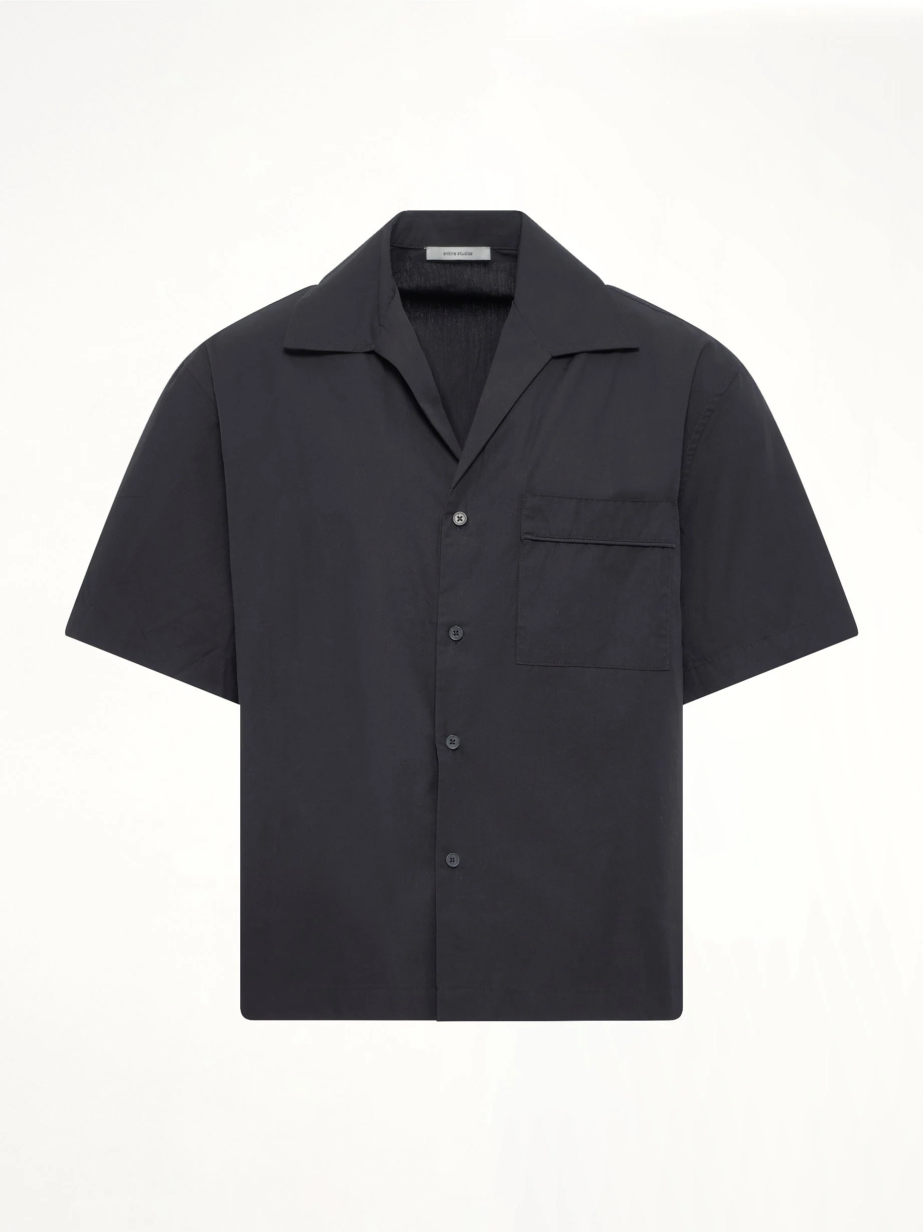 SS Pajyama Shirt in Black - Image 2