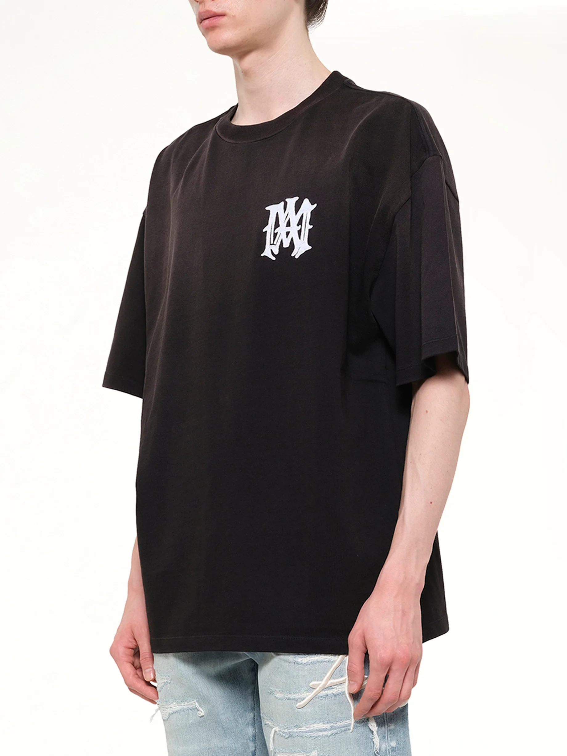 Amiri Hollywood Oversized T-Shirt in Black - Image 3