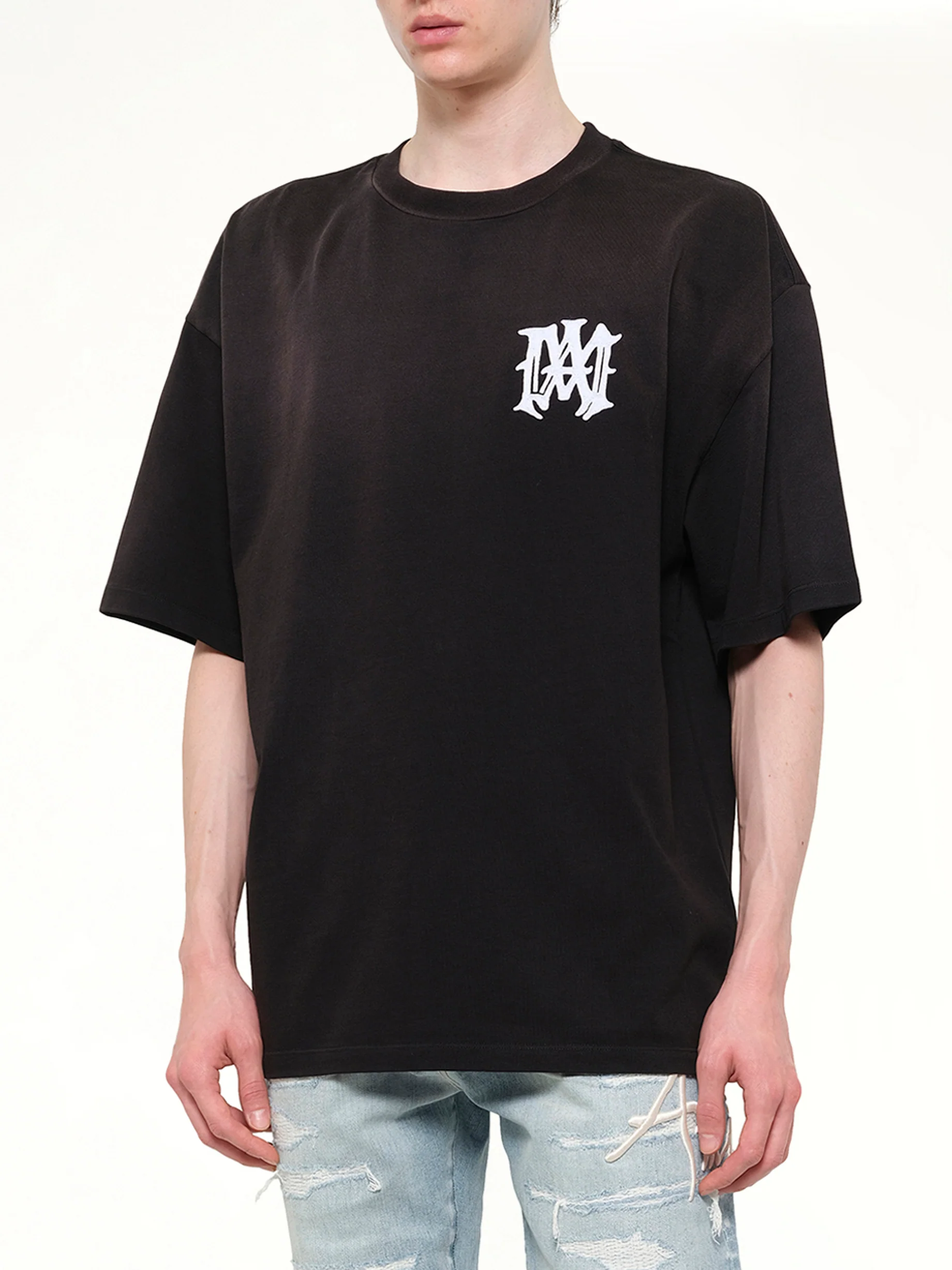 Amiri Hollywood Oversized T-Shirt in Black - Image 6