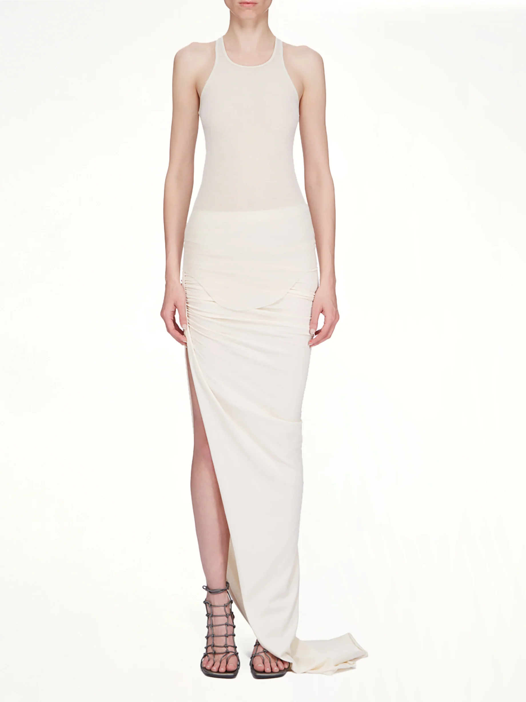 Basic Rib Tank in Milk - Image 5