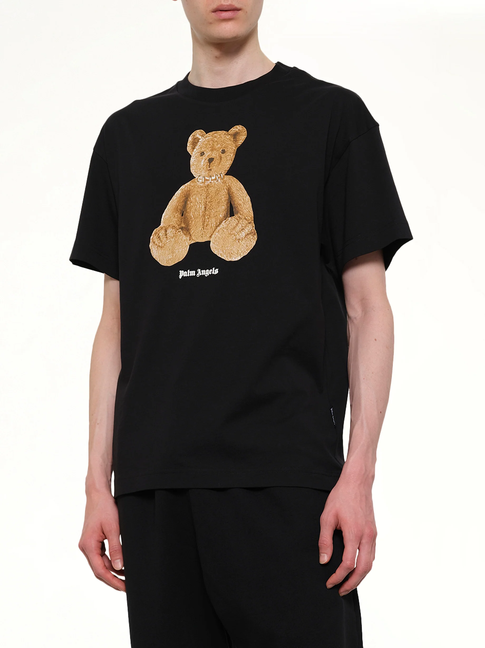 Bear Regular T-Shirt in Black/Brown - Image 6