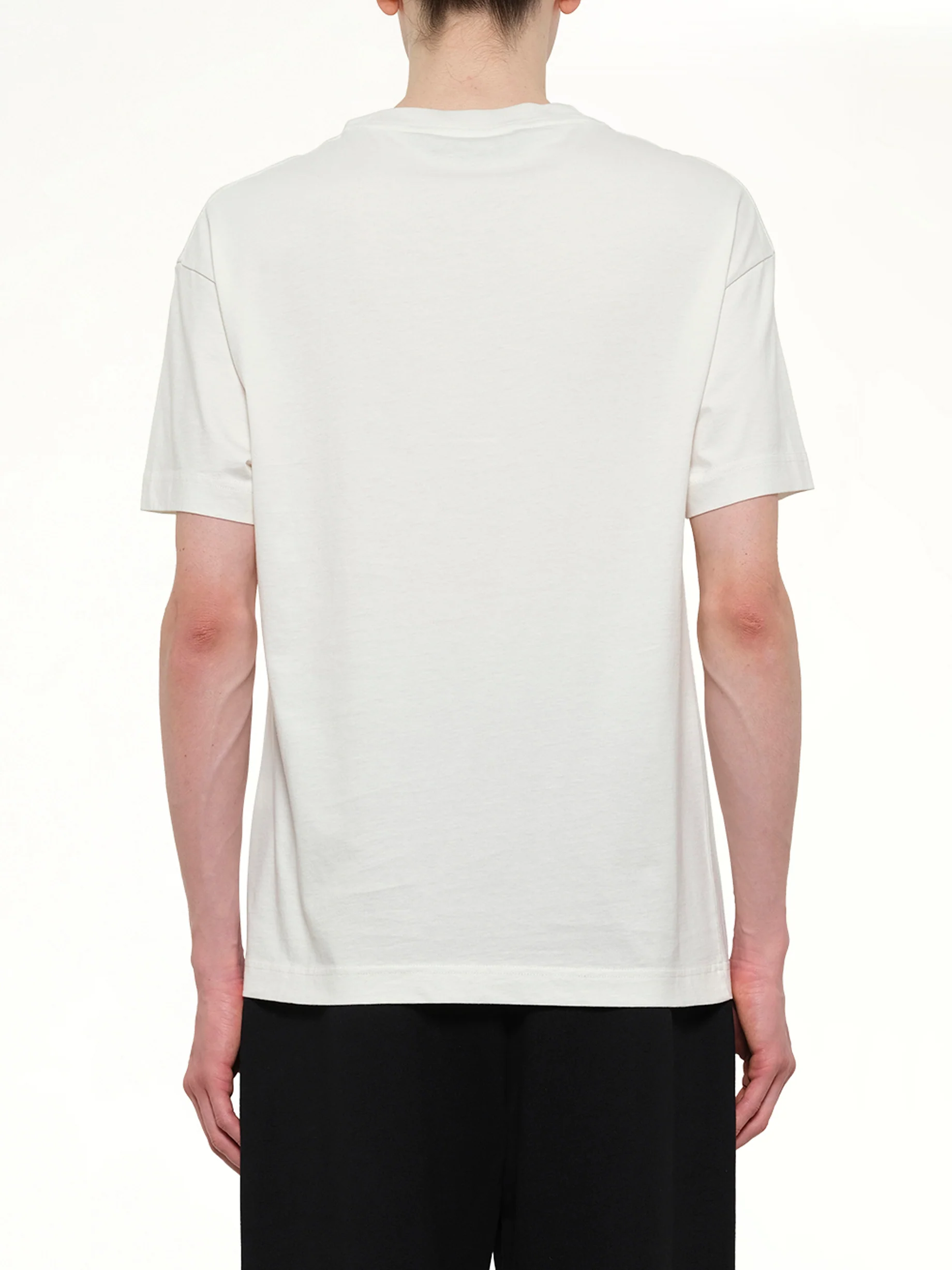 Bear Regular T-Shirt in White/Brown - Image 5