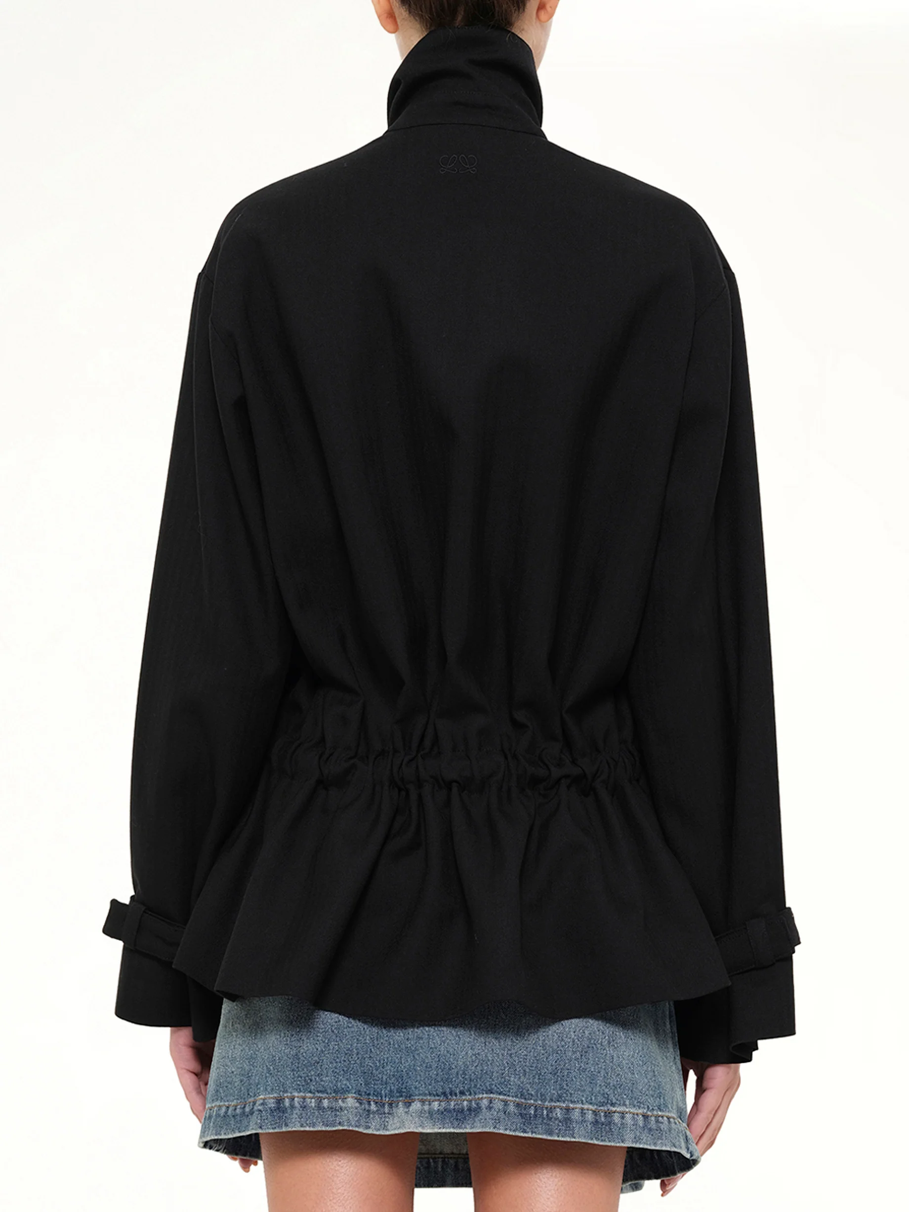 Belted Jacket in Black - Image 5
