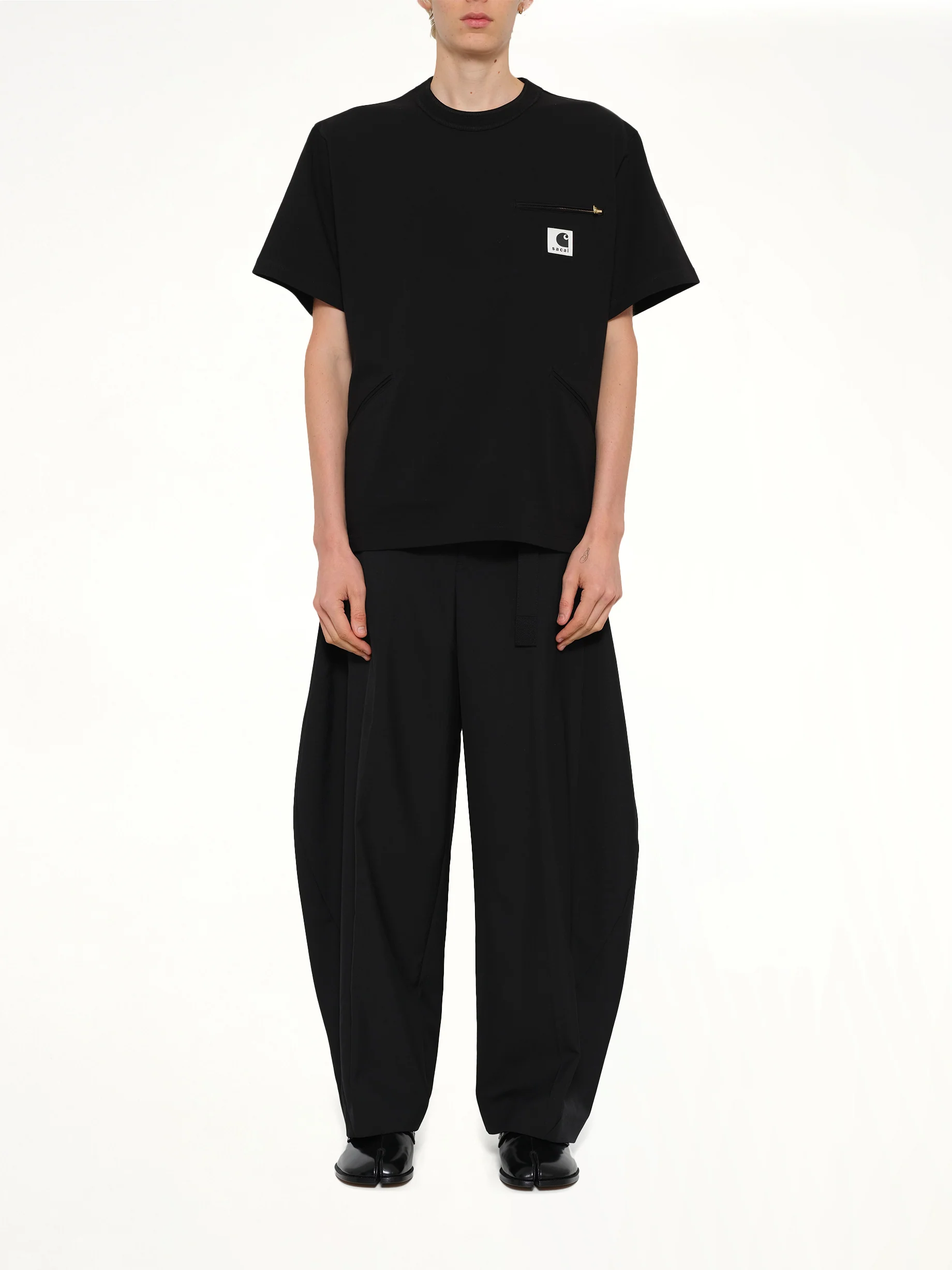 Carhartt WIP Cotton Jersey T-Shirt in Black - Image 7