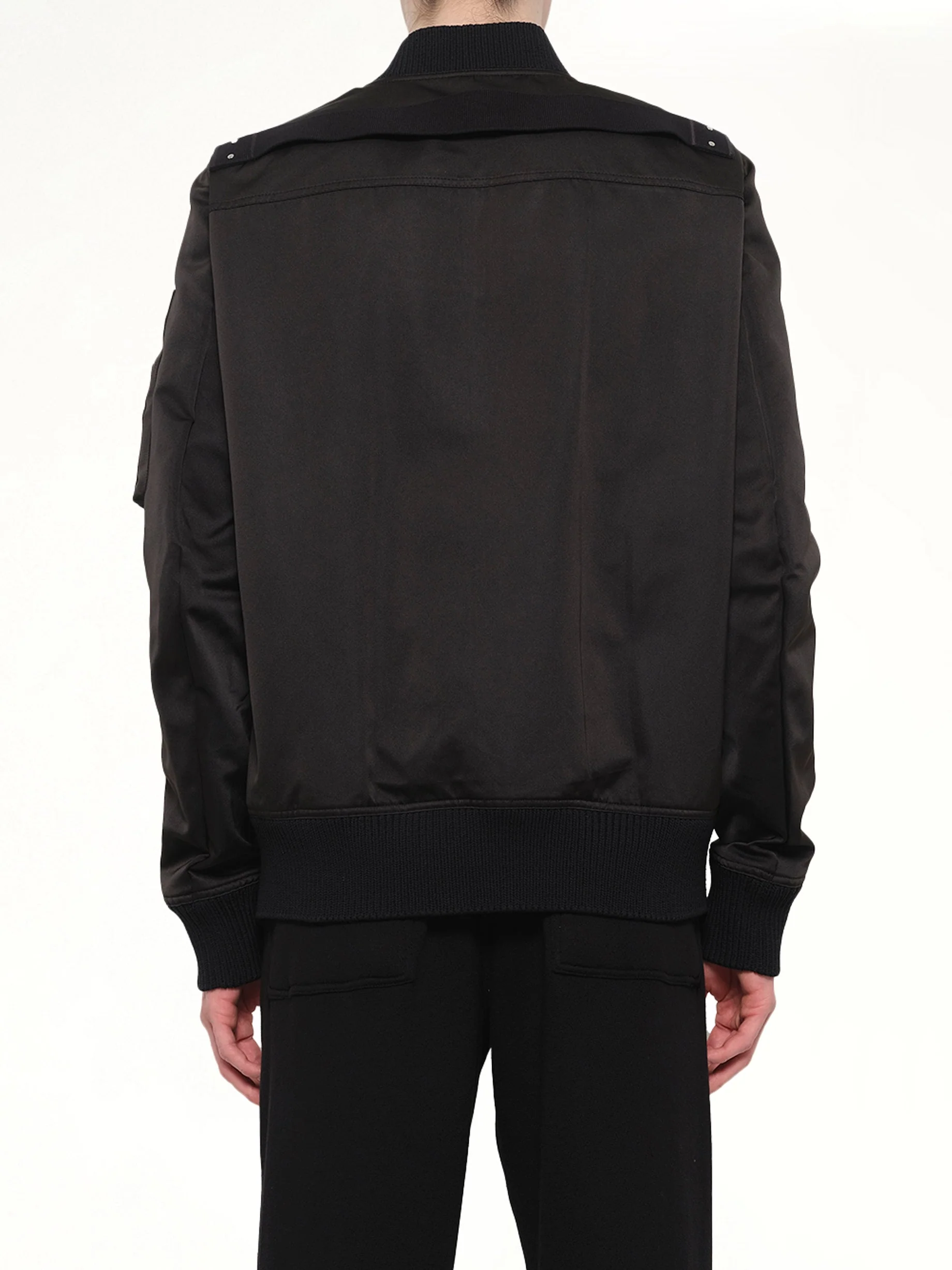 Classic Flight Jacket in Black - Image 5