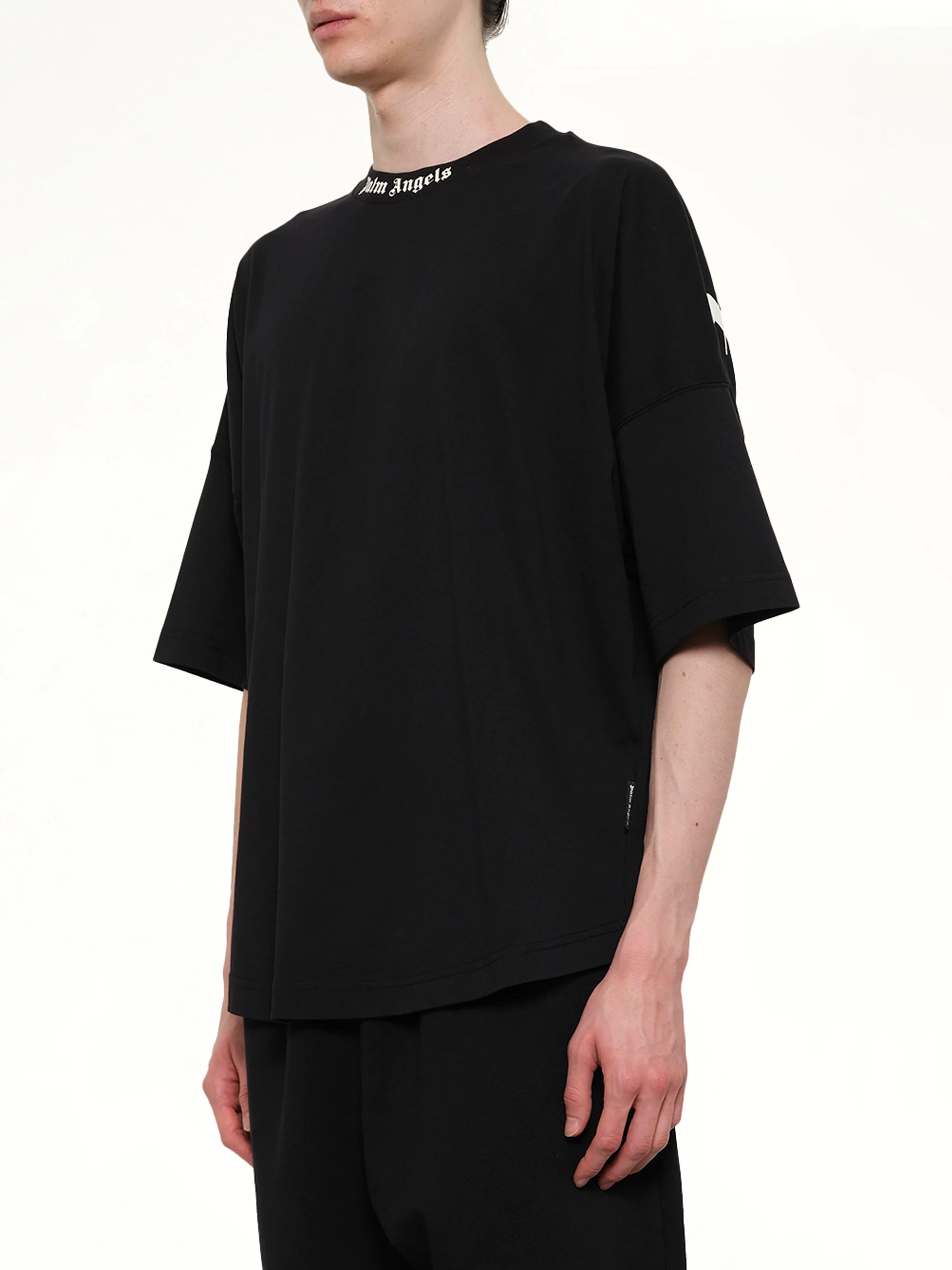 Classic Logo Over T-Shirt in Black - Image 3