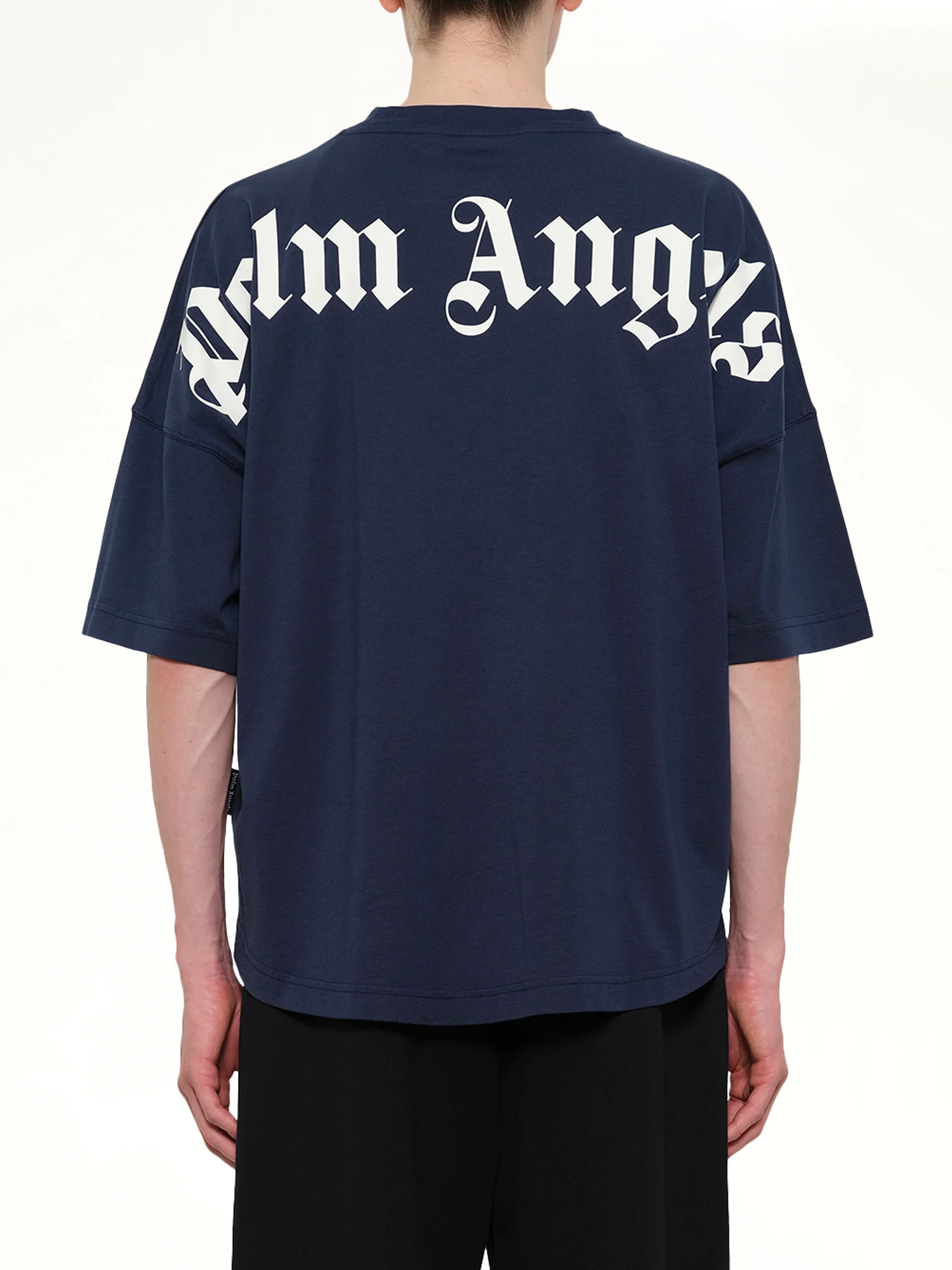 Classic Logo Over T-Shirt in Navy Blue - Image 5