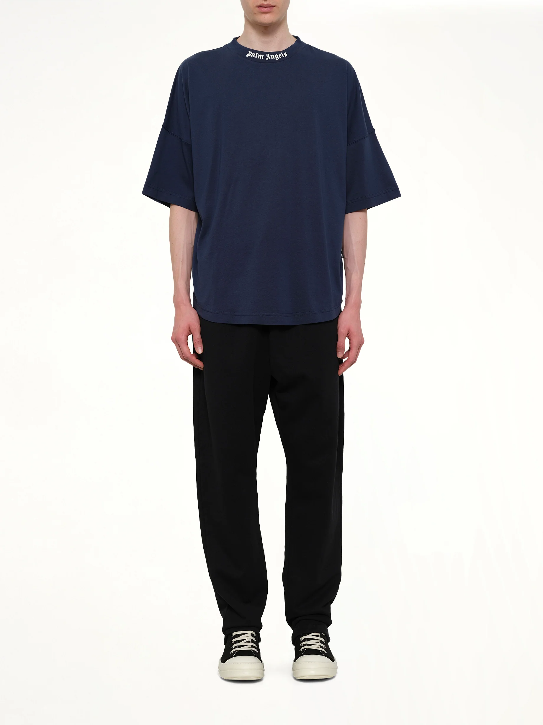 Classic Logo Over T-Shirt in Navy Blue - Image 7