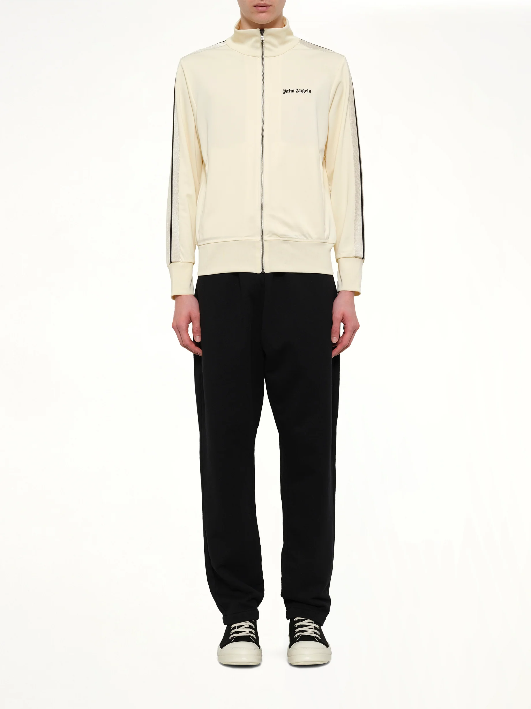 Classic Logo Track Top in Ivory/Black - Image 7