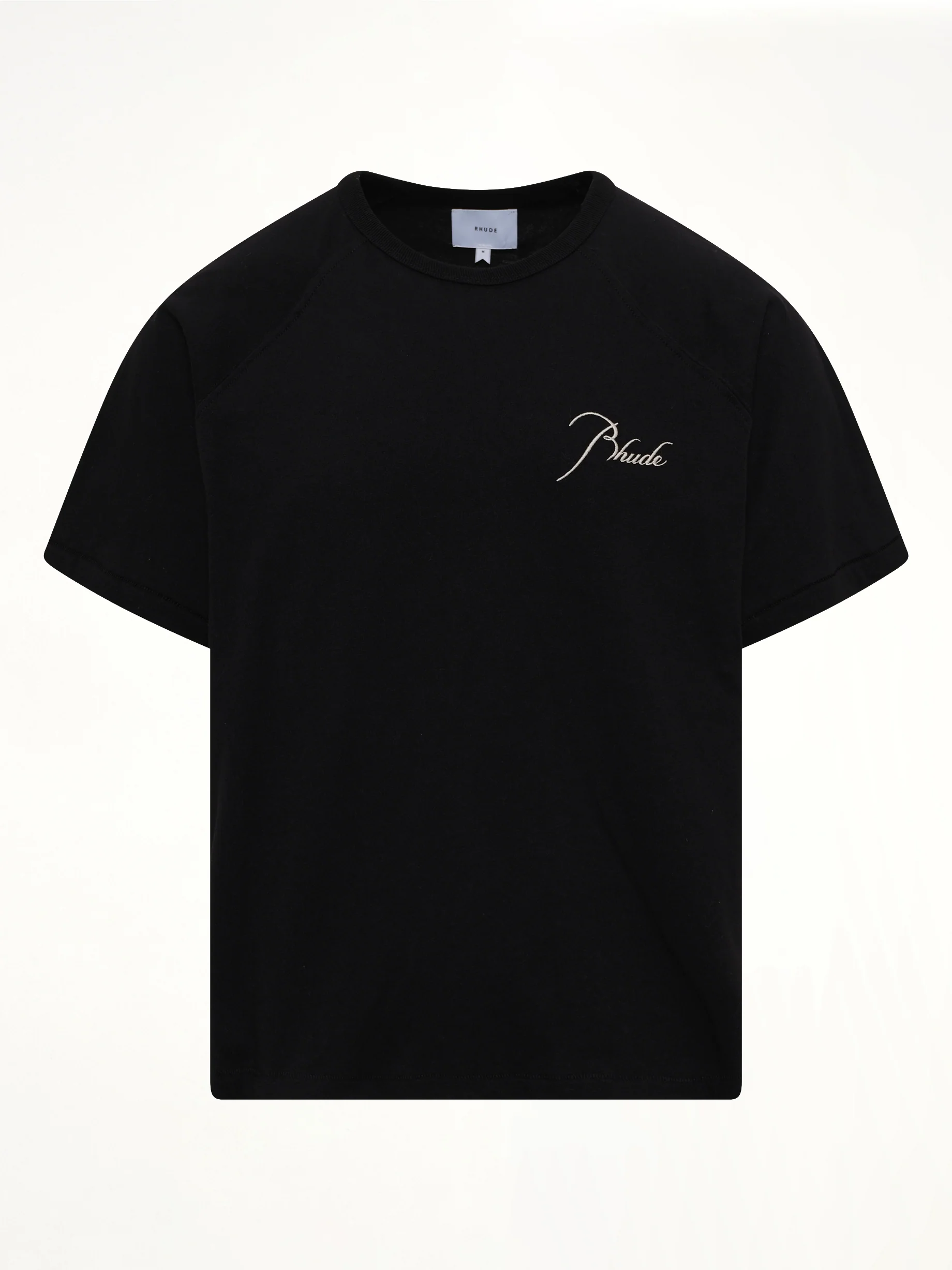 Classique Raglan T-Shirt in Black/White - Image 2