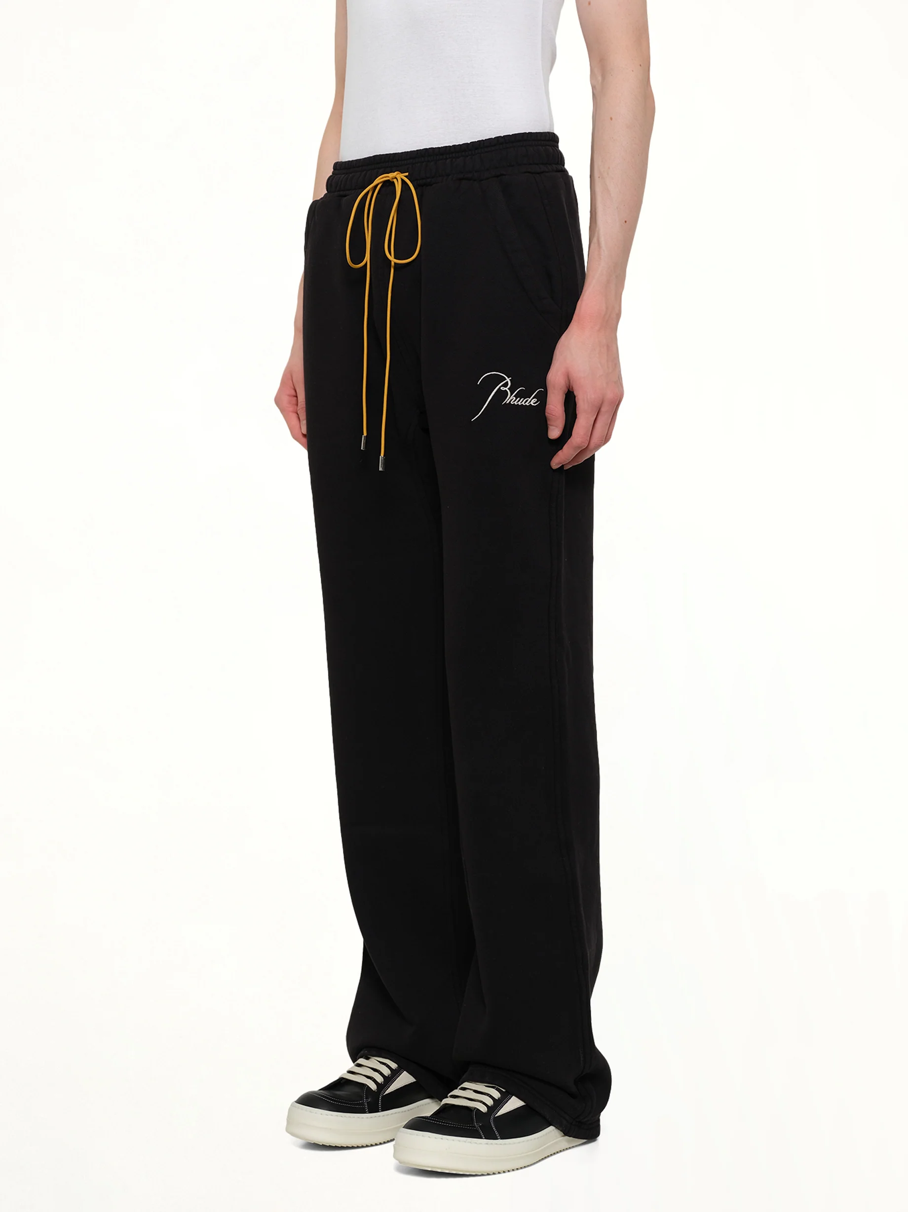 Classique Sweatpant in Black/White - Image 3