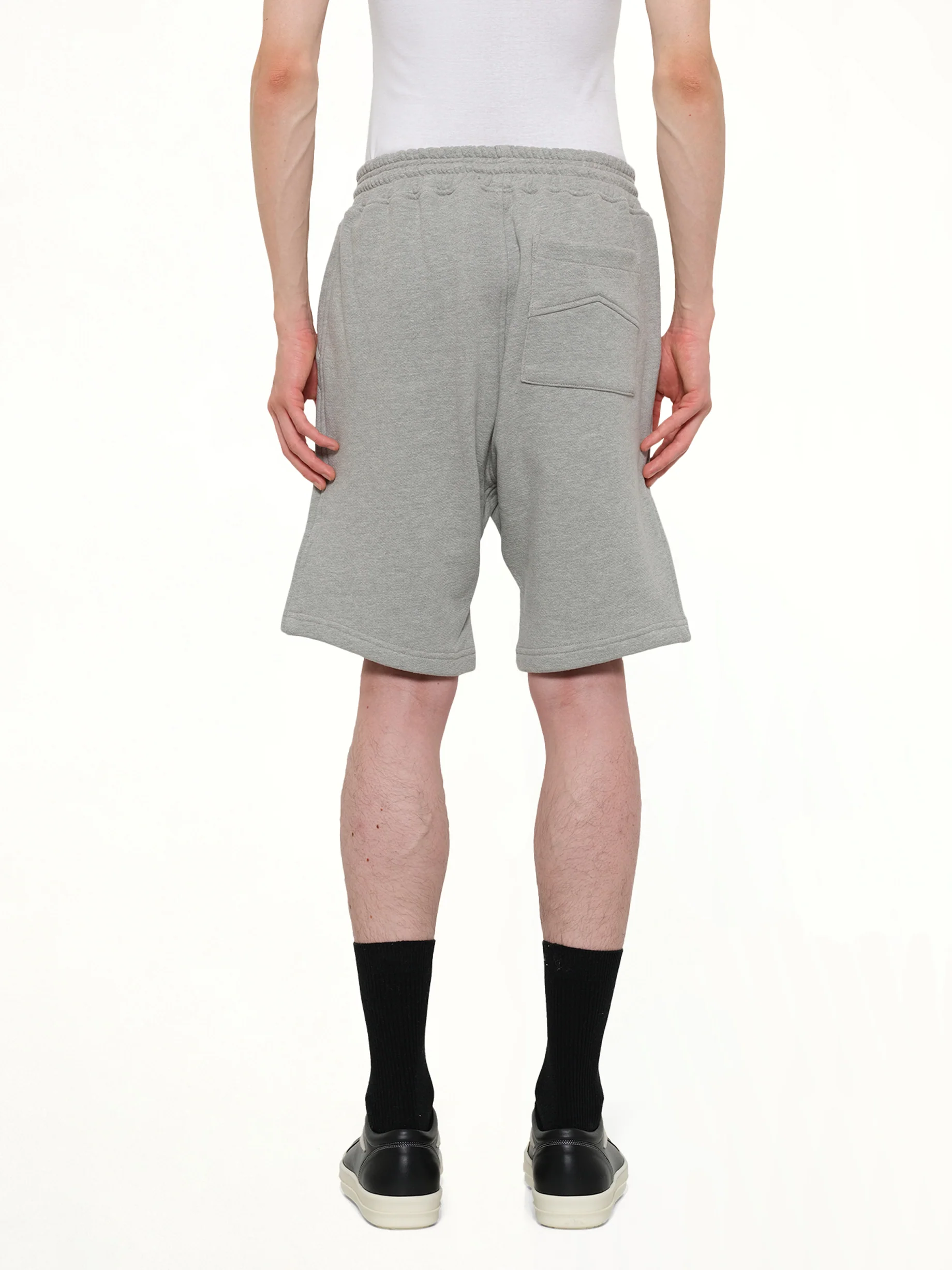 Classique Sweatshort in Heather Grey/Black - Image 5