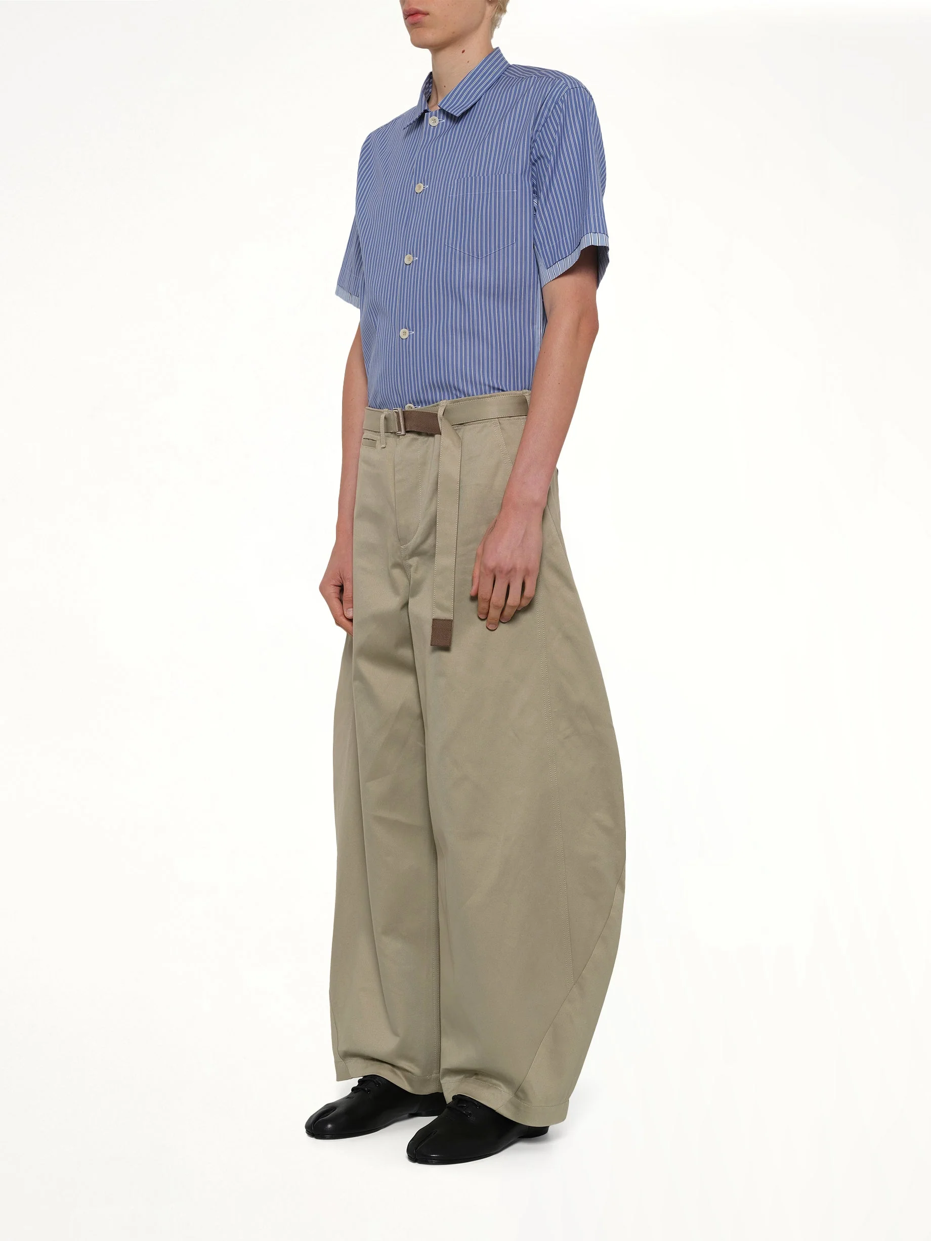 Cotton Chino Pants in Beige - Image 3