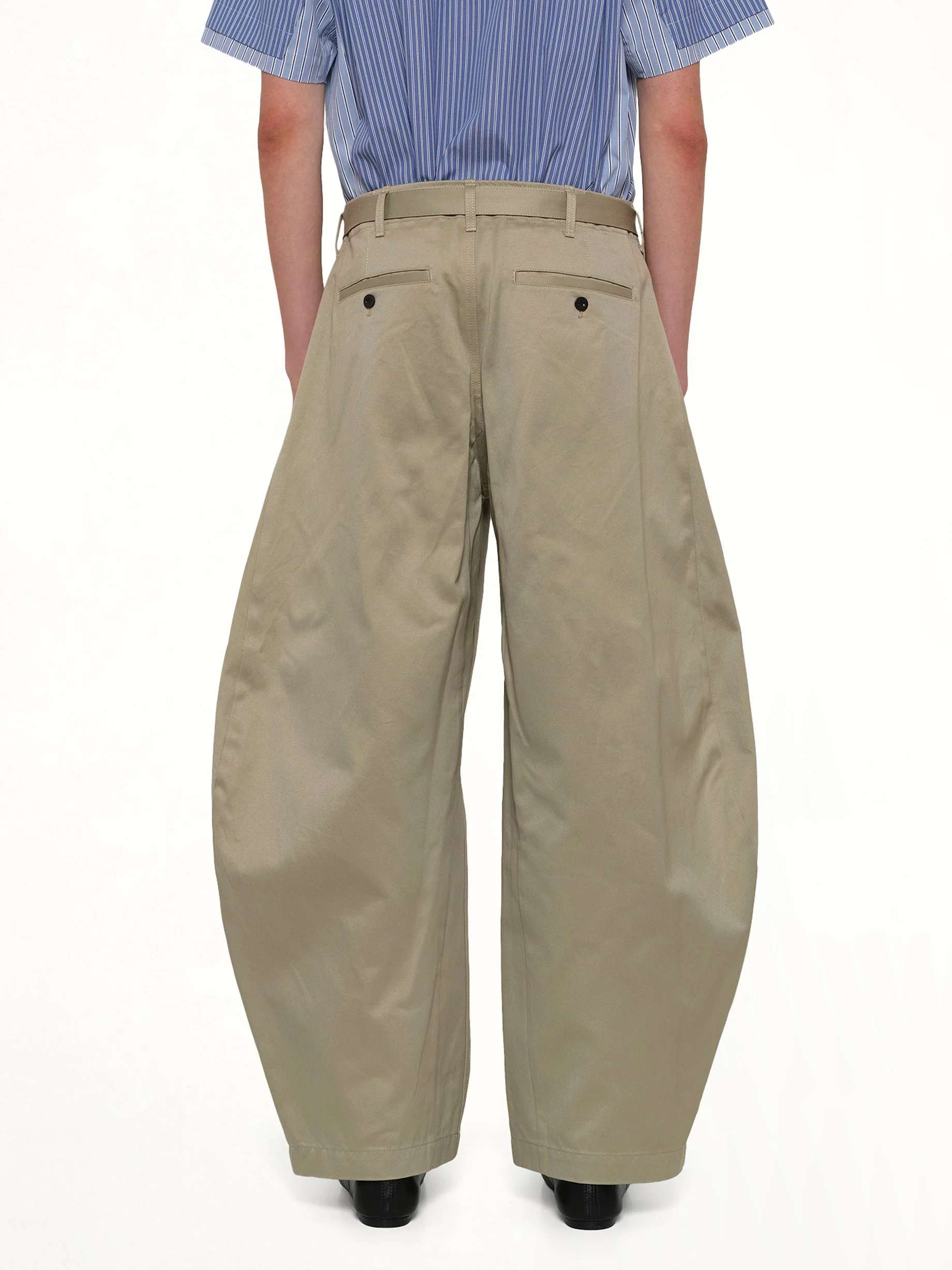 Cotton Chino Pants in Beige - Image 5