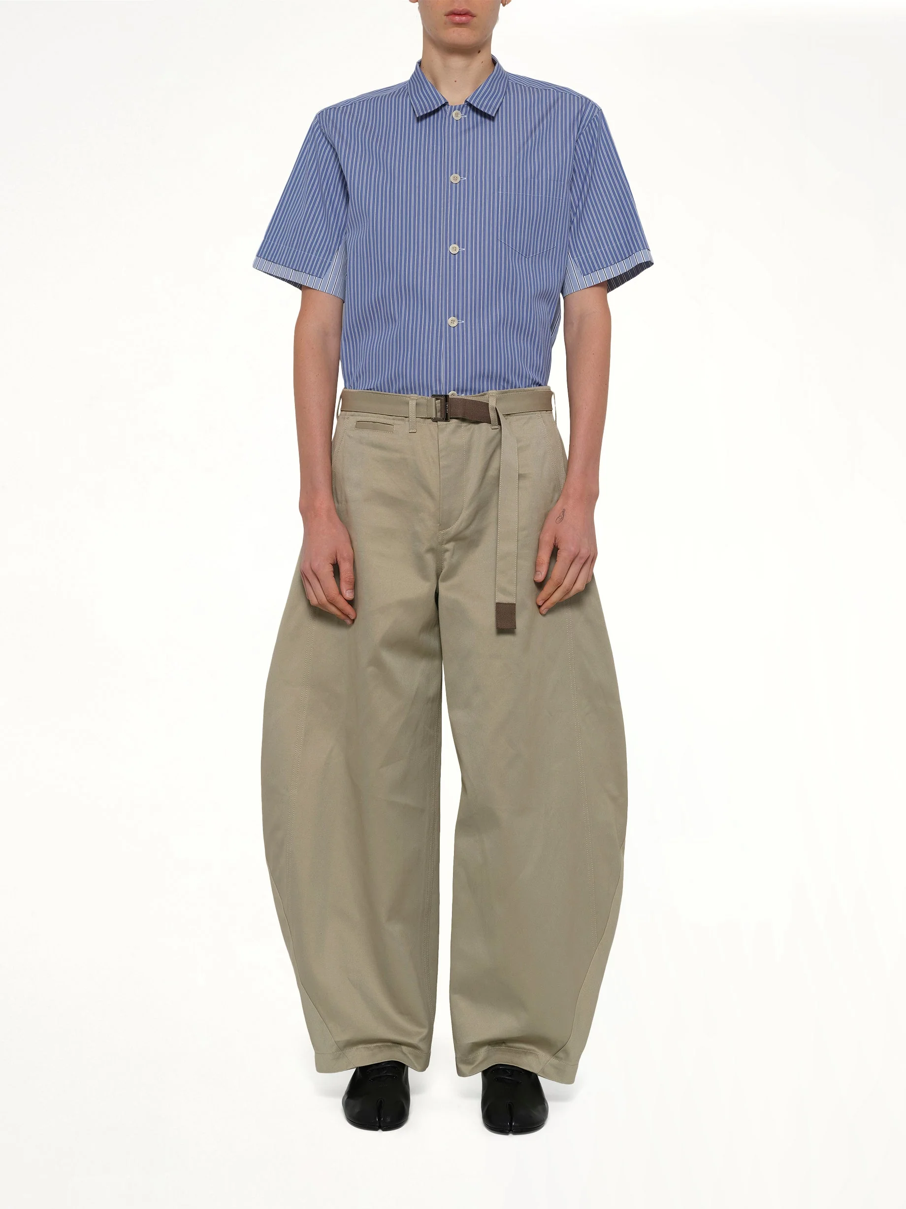 Cotton Chino Pants in Beige - Image 7