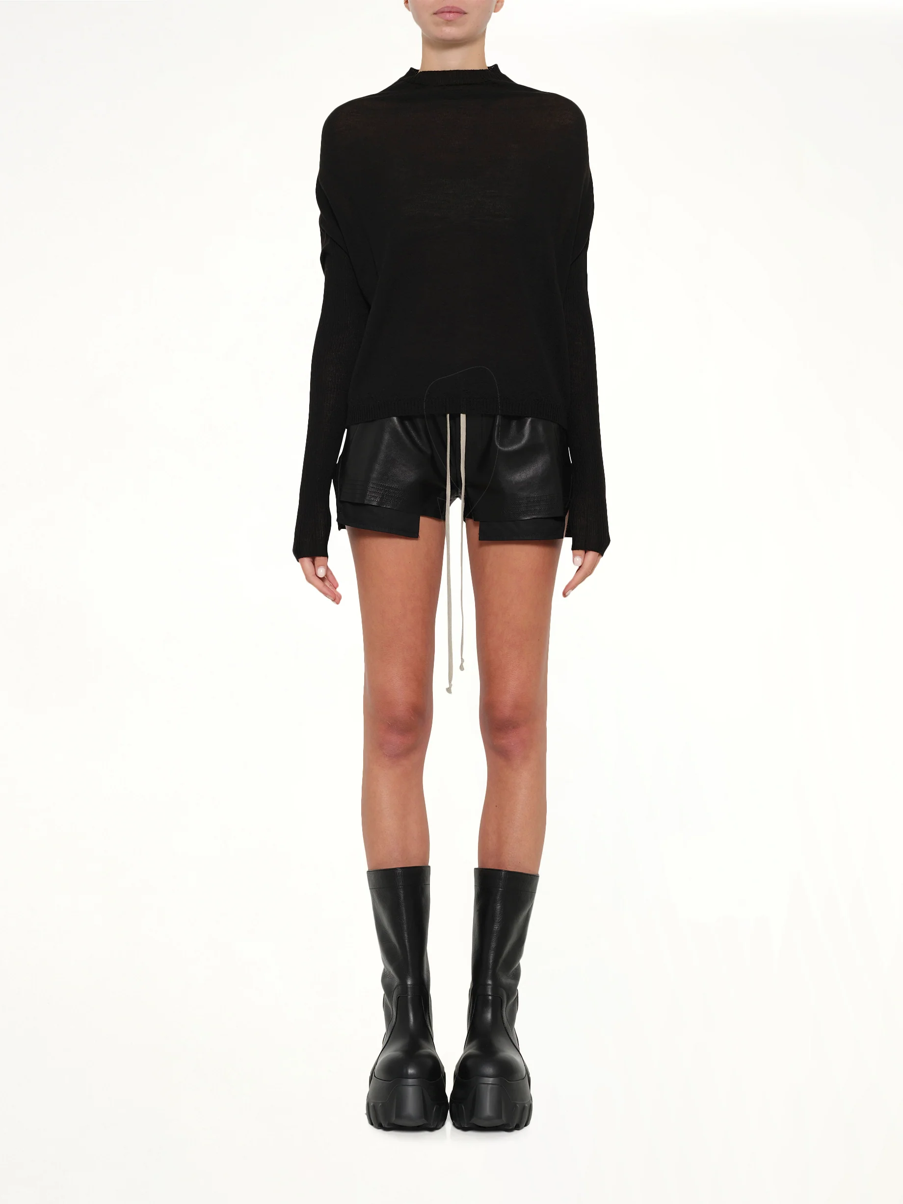 Crater Knit in Black - Image 7